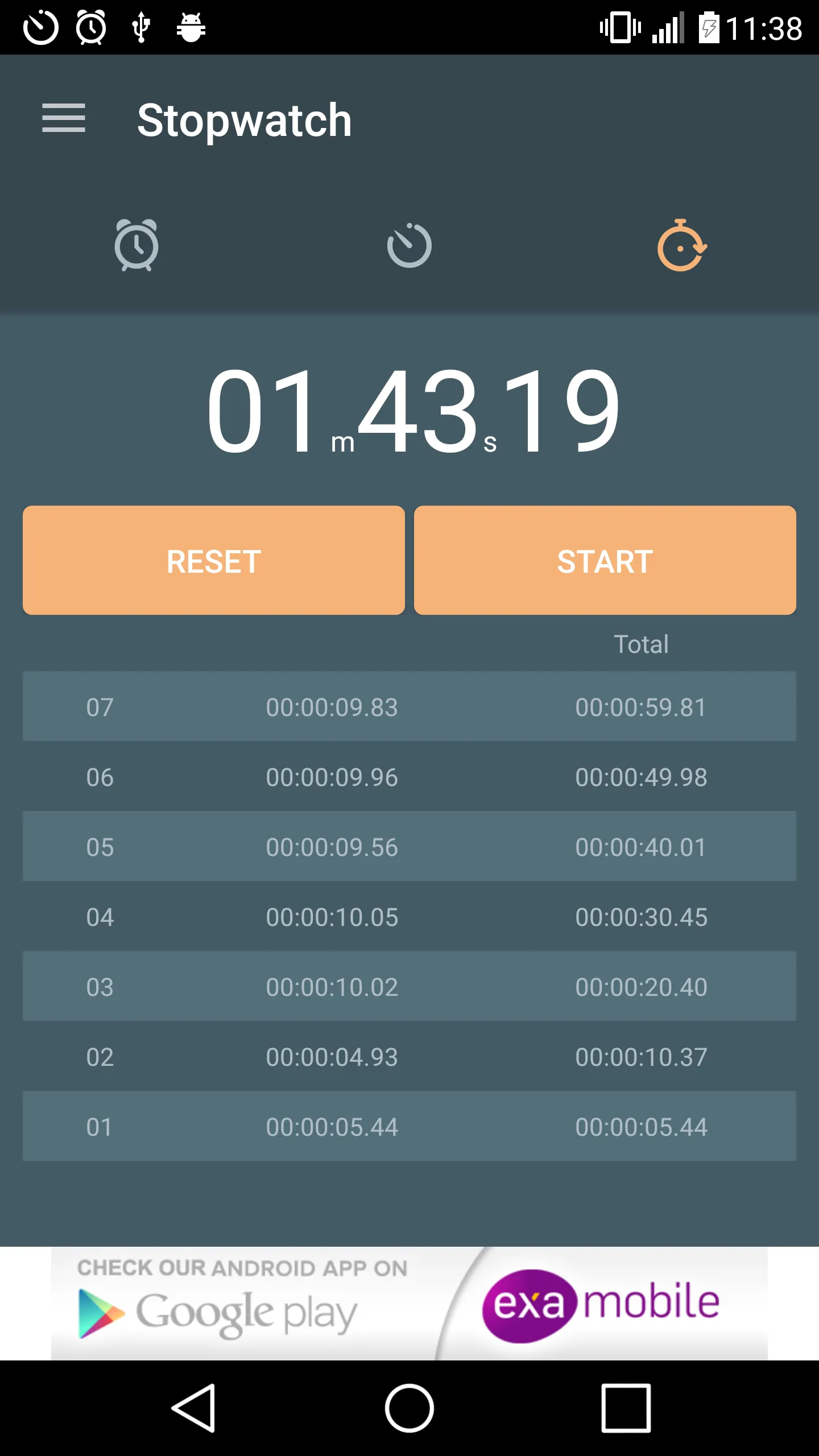 Alarm Clock Timer & Stopwatch | Indus Appstore | Screenshot