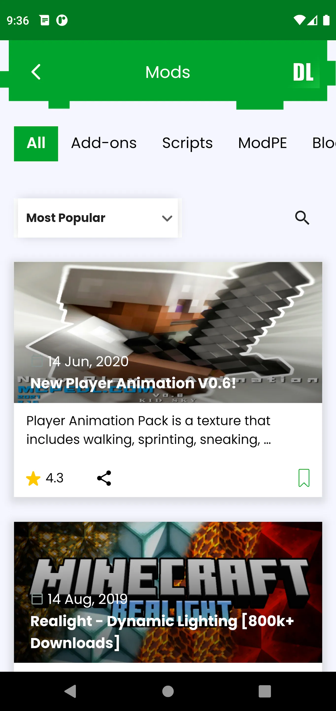 MCPEDL for Minecraft | Indus Appstore | Screenshot
