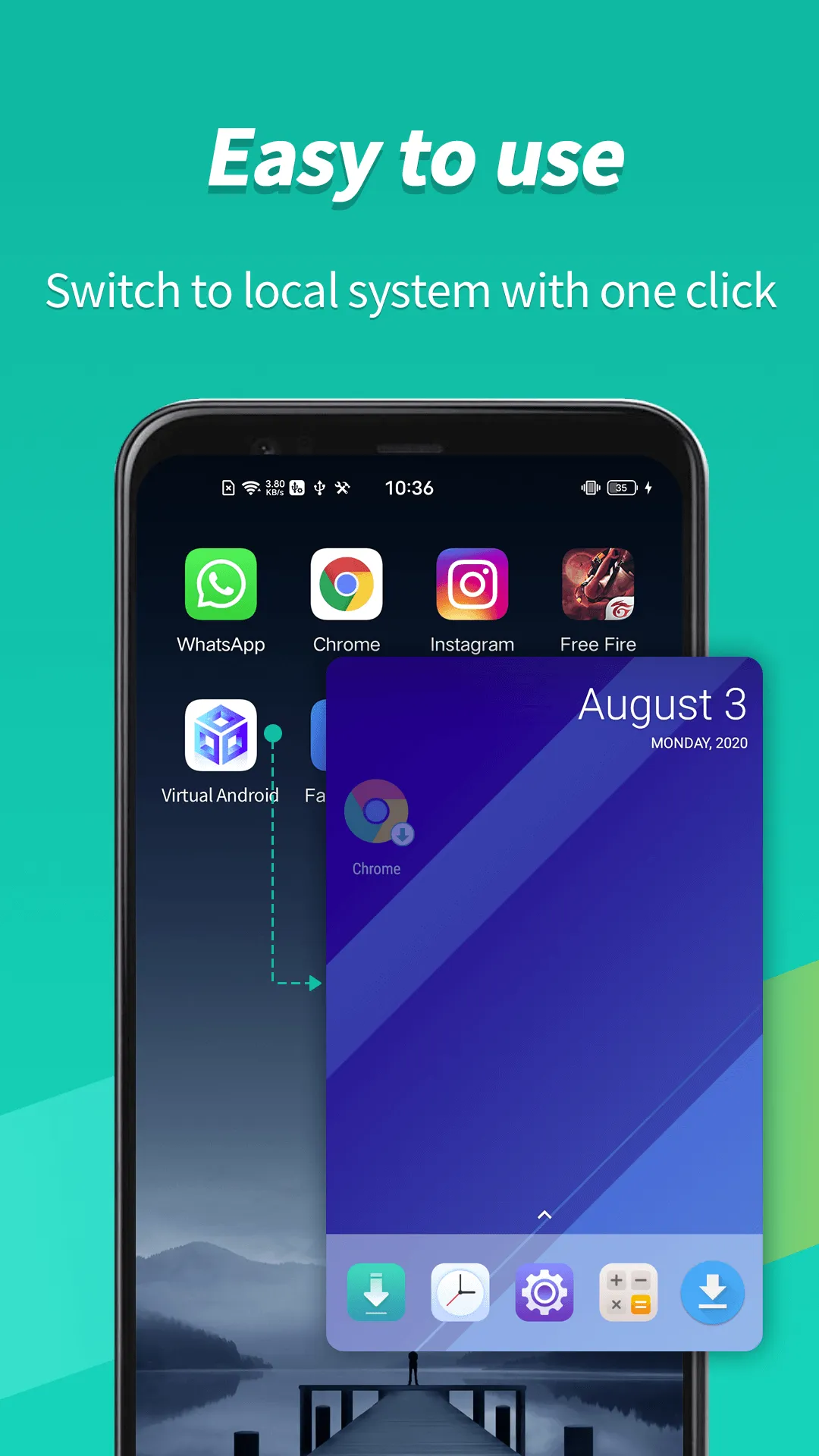 Virtual Android -Android Clone | Indus Appstore | Screenshot