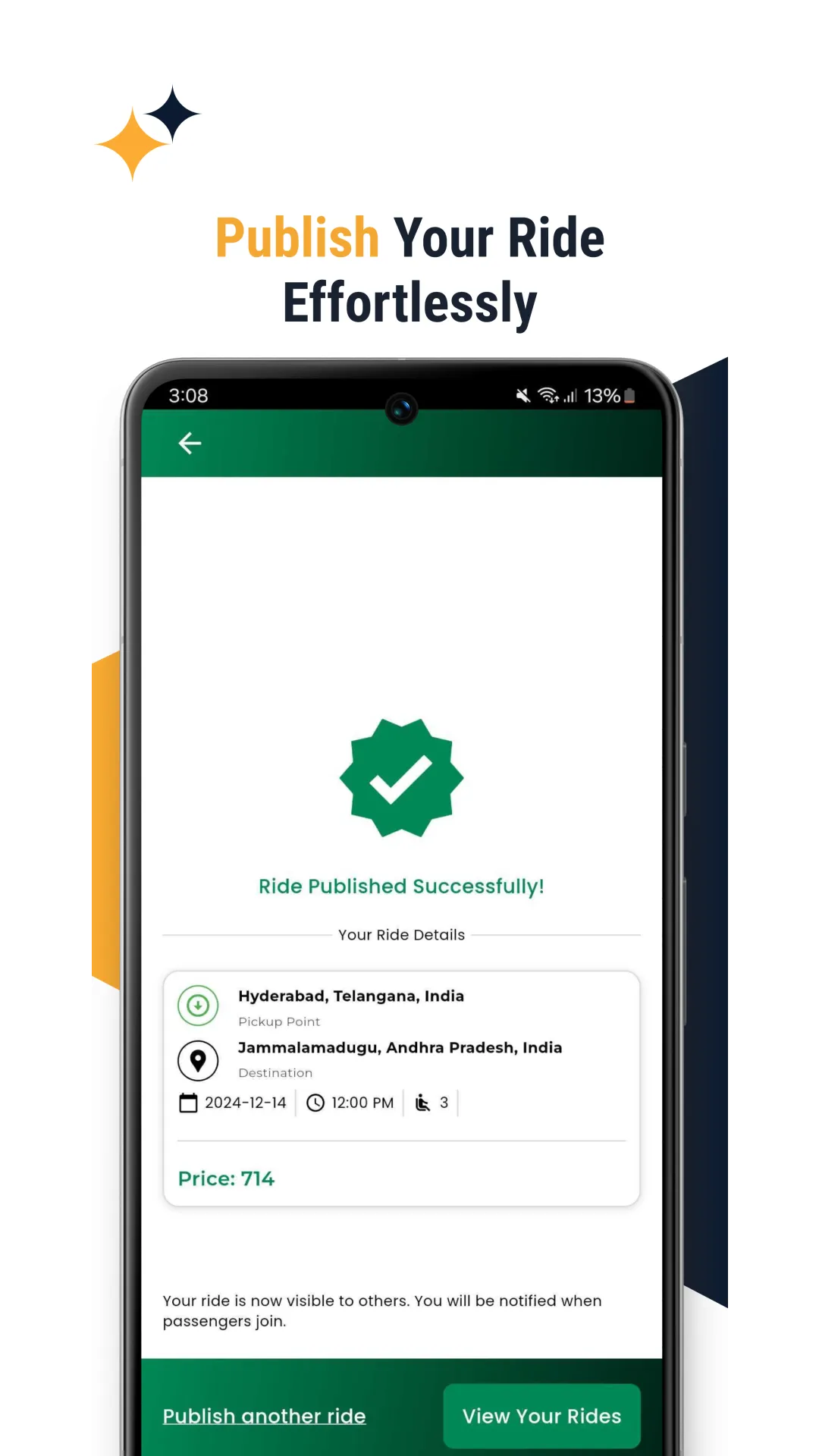 SHICAR: CAR POOLING | Indus Appstore | Screenshot
