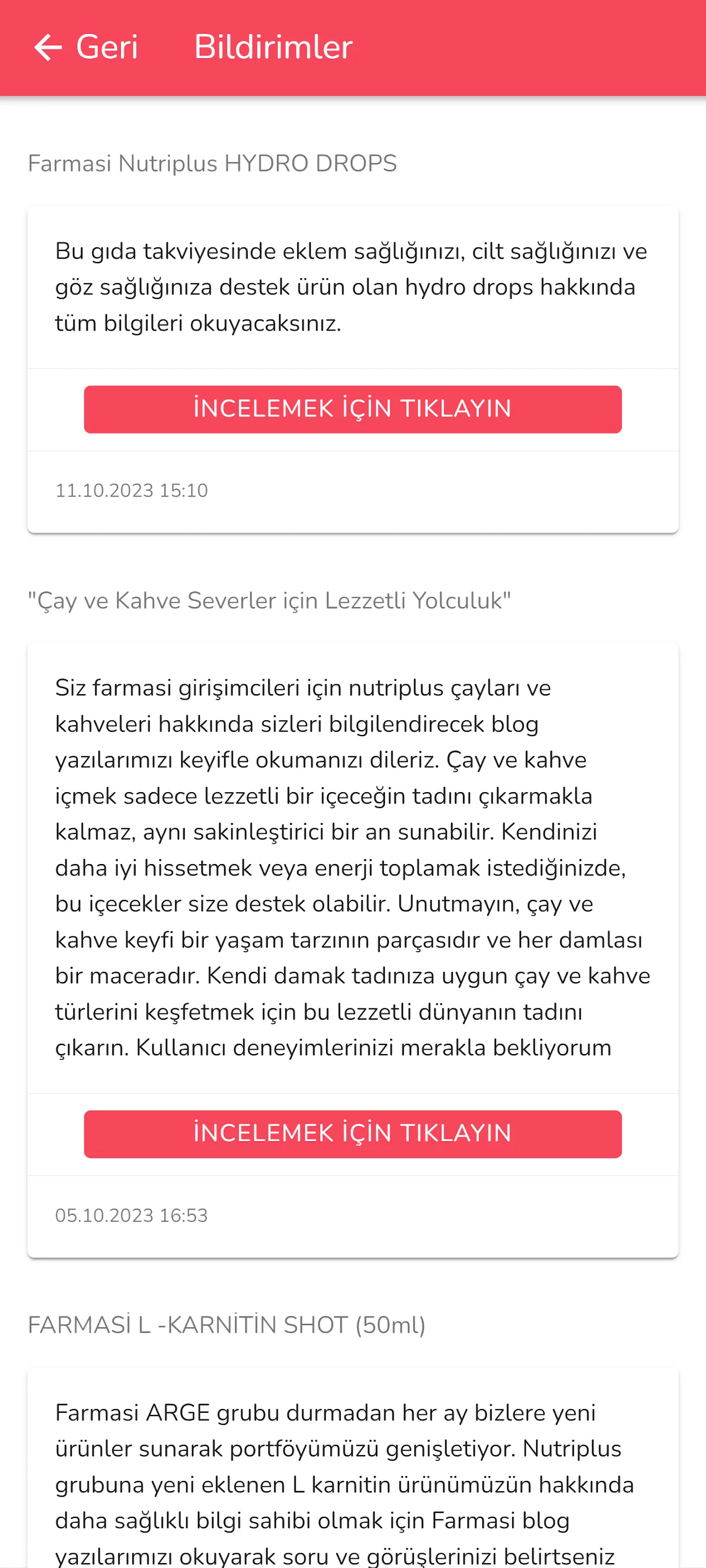 Farmasi Girişim Üyelik / Kayıt | Indus Appstore | Screenshot