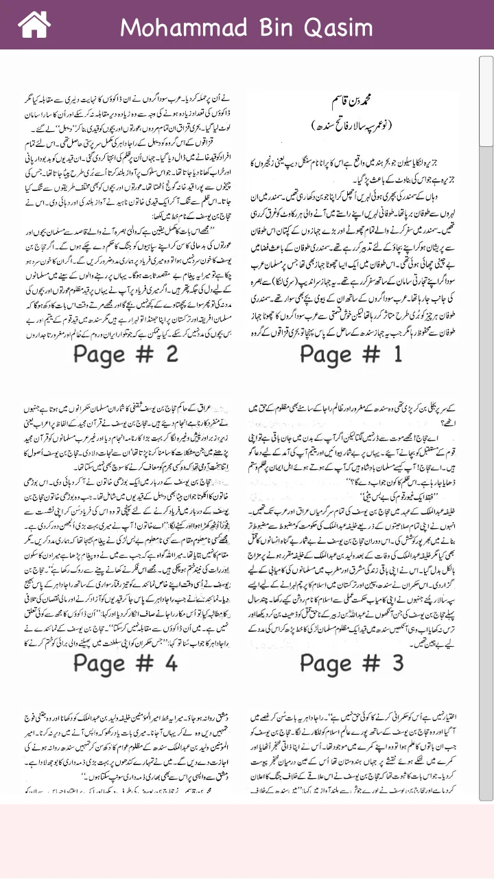 Muhammad Bin Qasim in Urdu | Indus Appstore | Screenshot