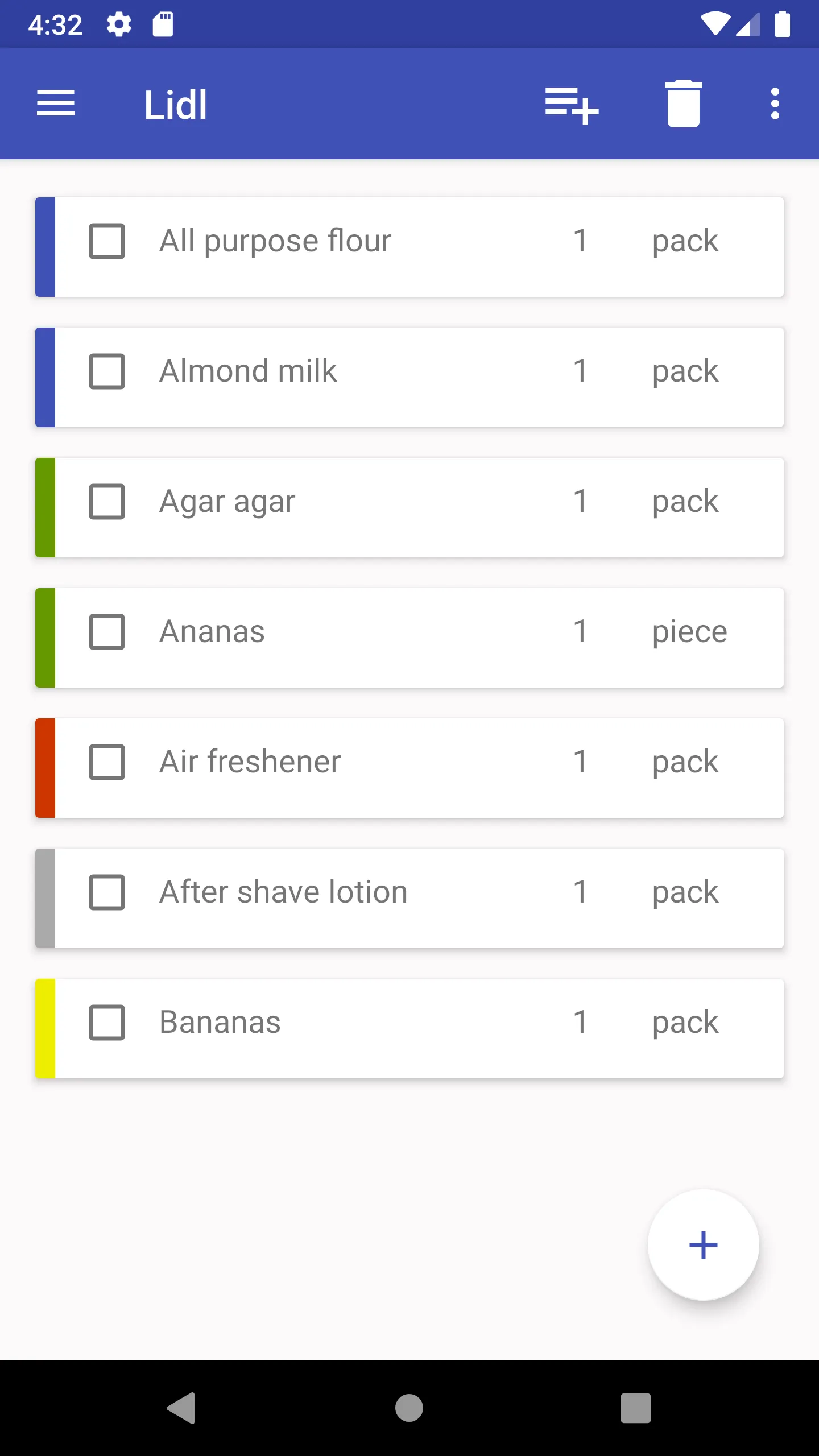 Shopping List | Indus Appstore | Screenshot