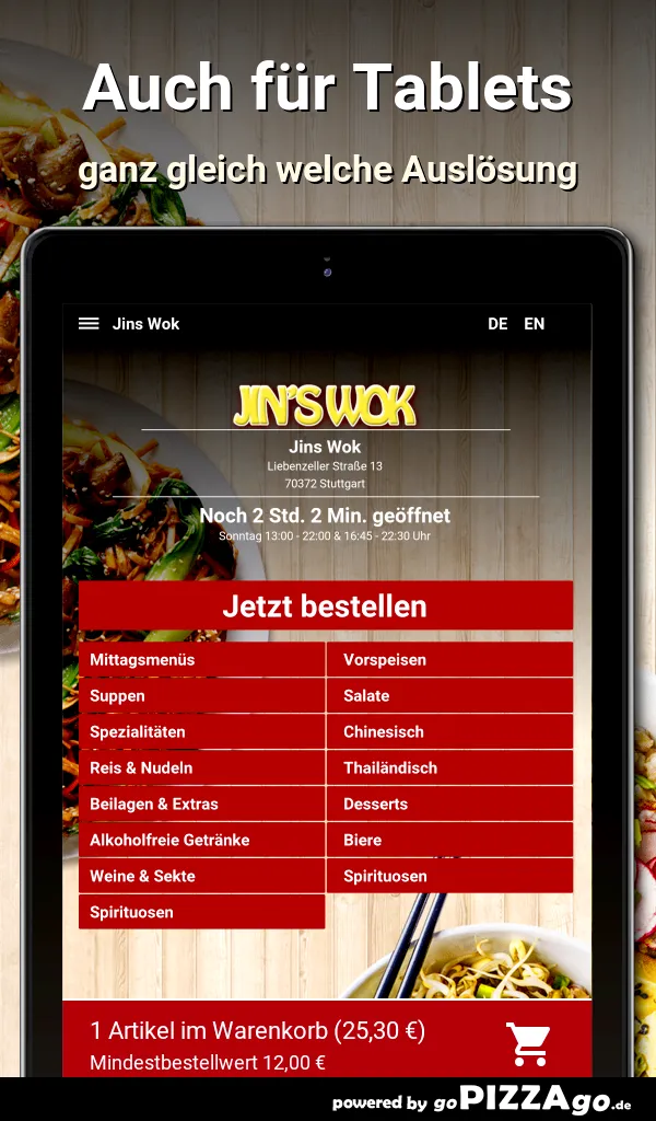 Jins Wok Stuttgart | Indus Appstore | Screenshot