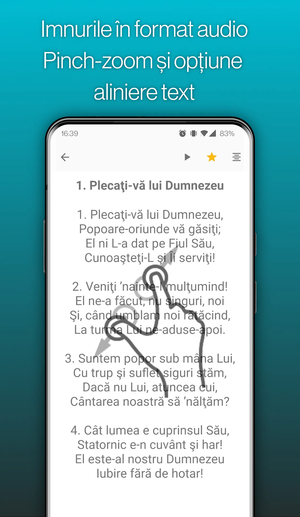 Imnuri Creștine AZȘ | Indus Appstore | Screenshot