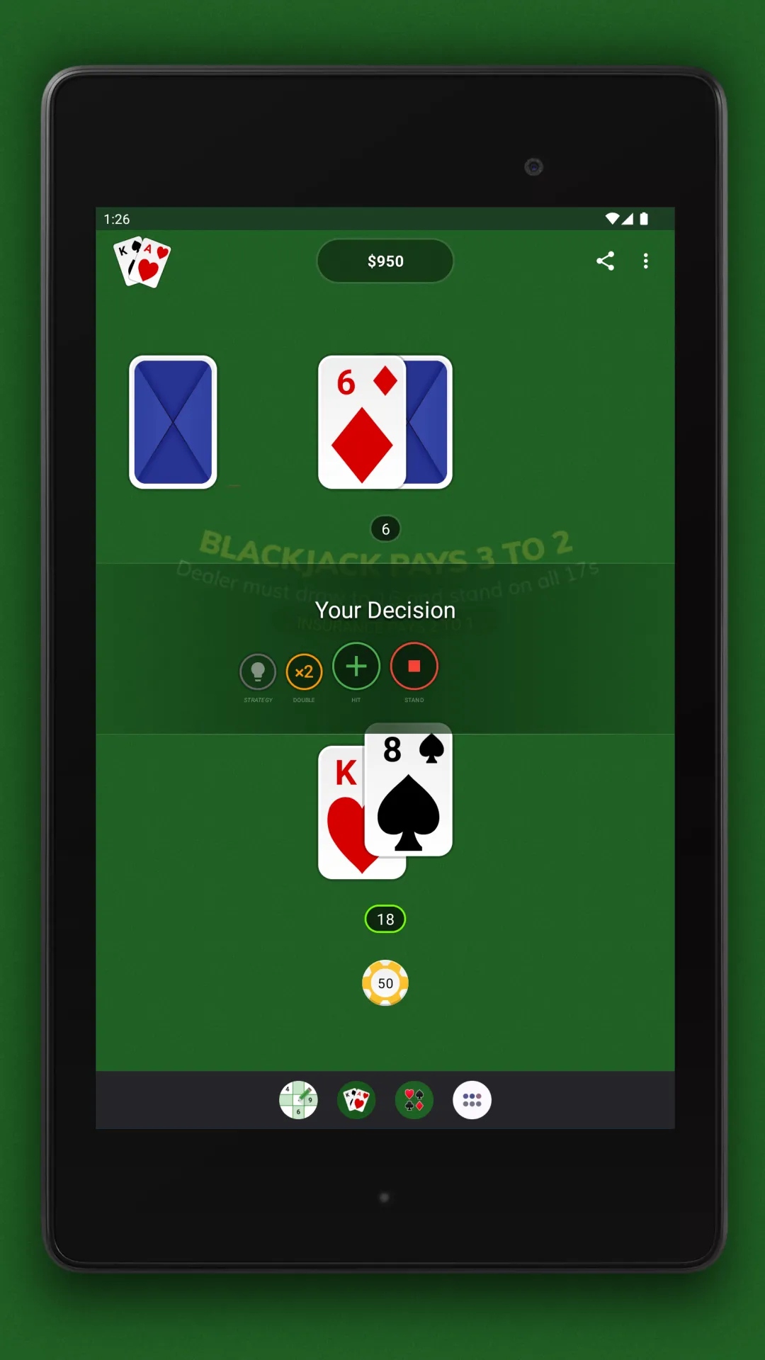 Blackjack | Indus Appstore | Screenshot