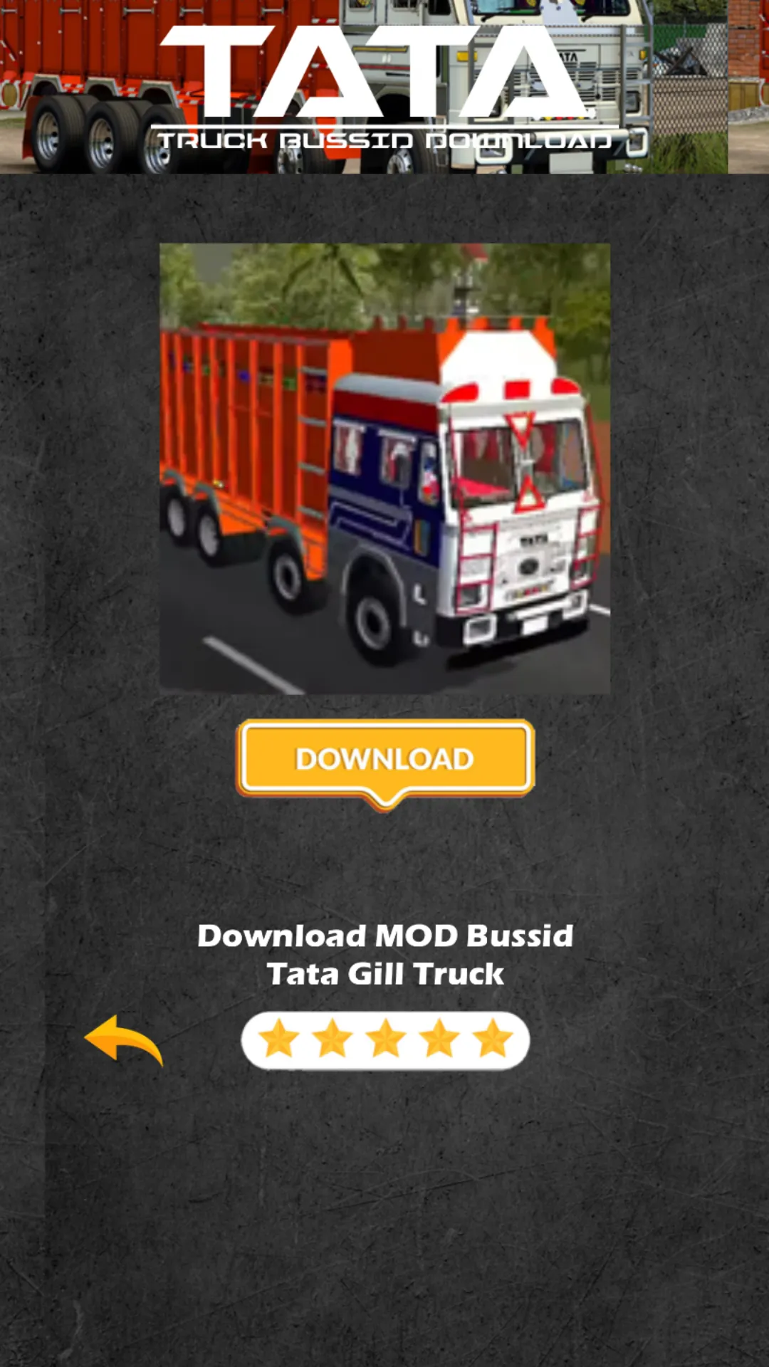 Tata Truck Bussid Download | Indus Appstore | Screenshot