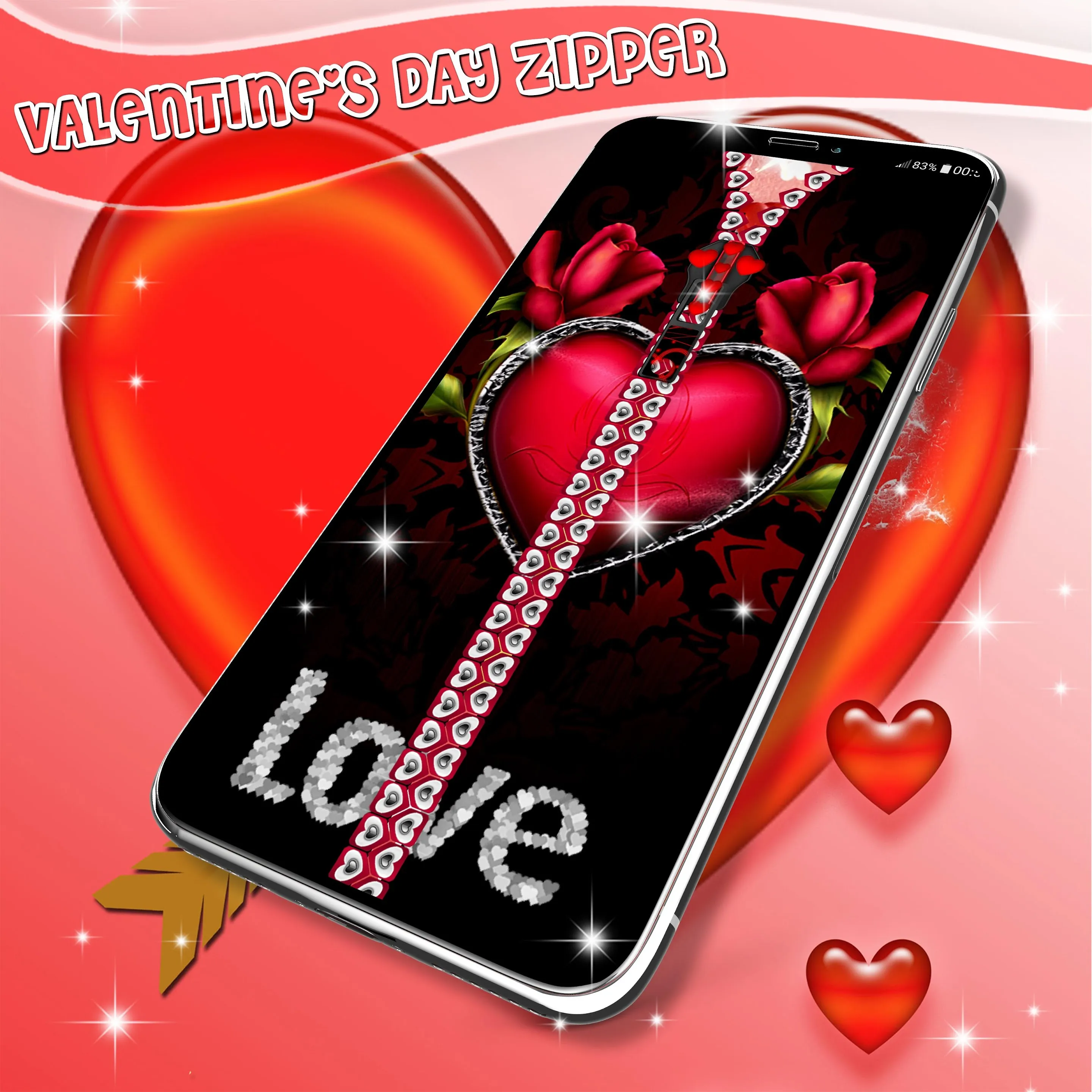 Valentines day zipper locker | Indus Appstore | Screenshot