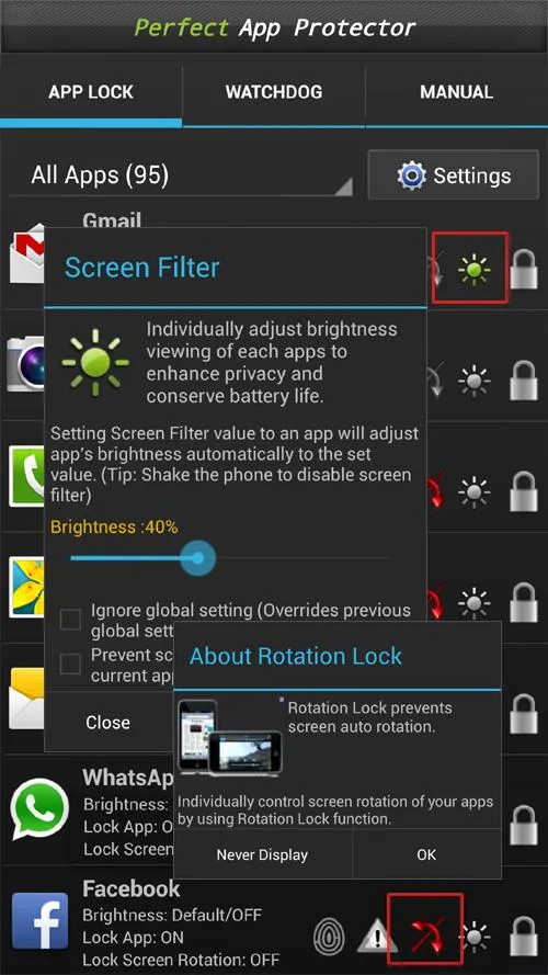 Perfect AppLock(App Protector) | Indus Appstore | Screenshot