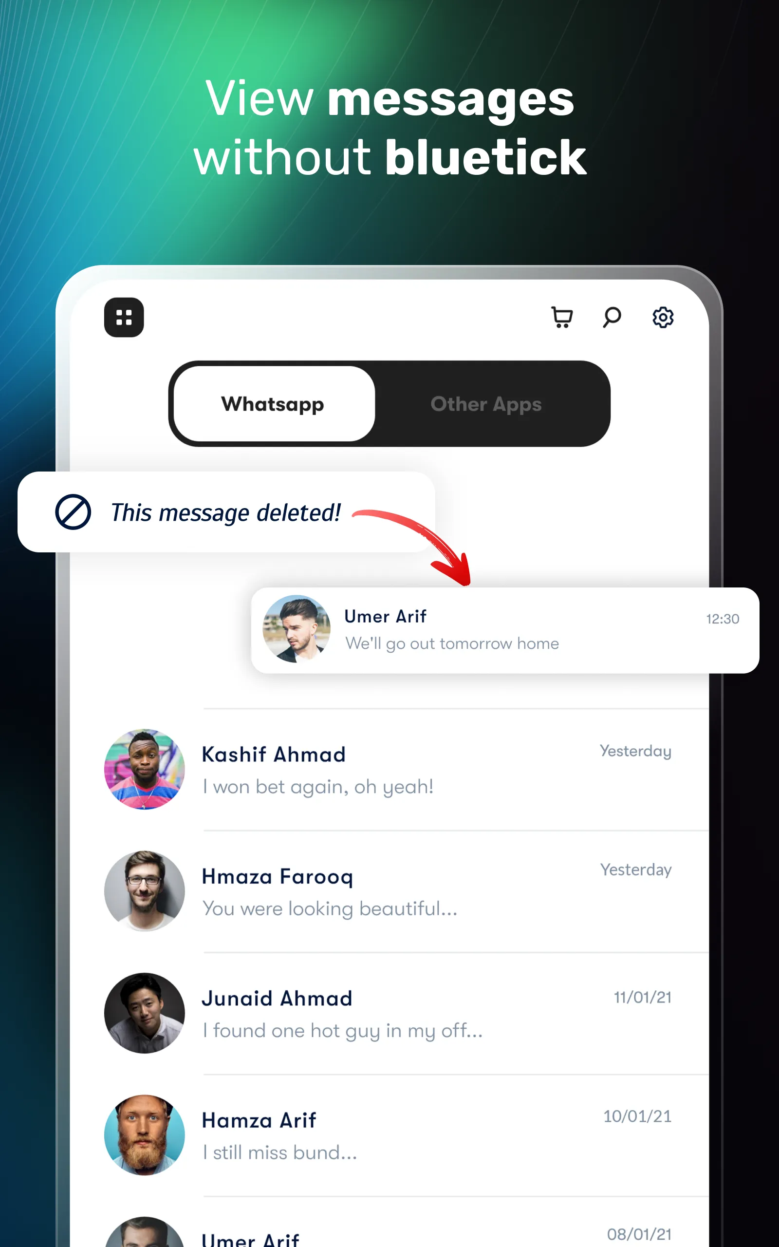 Hide Blue Ticks: No Last Seen | Indus Appstore | Screenshot