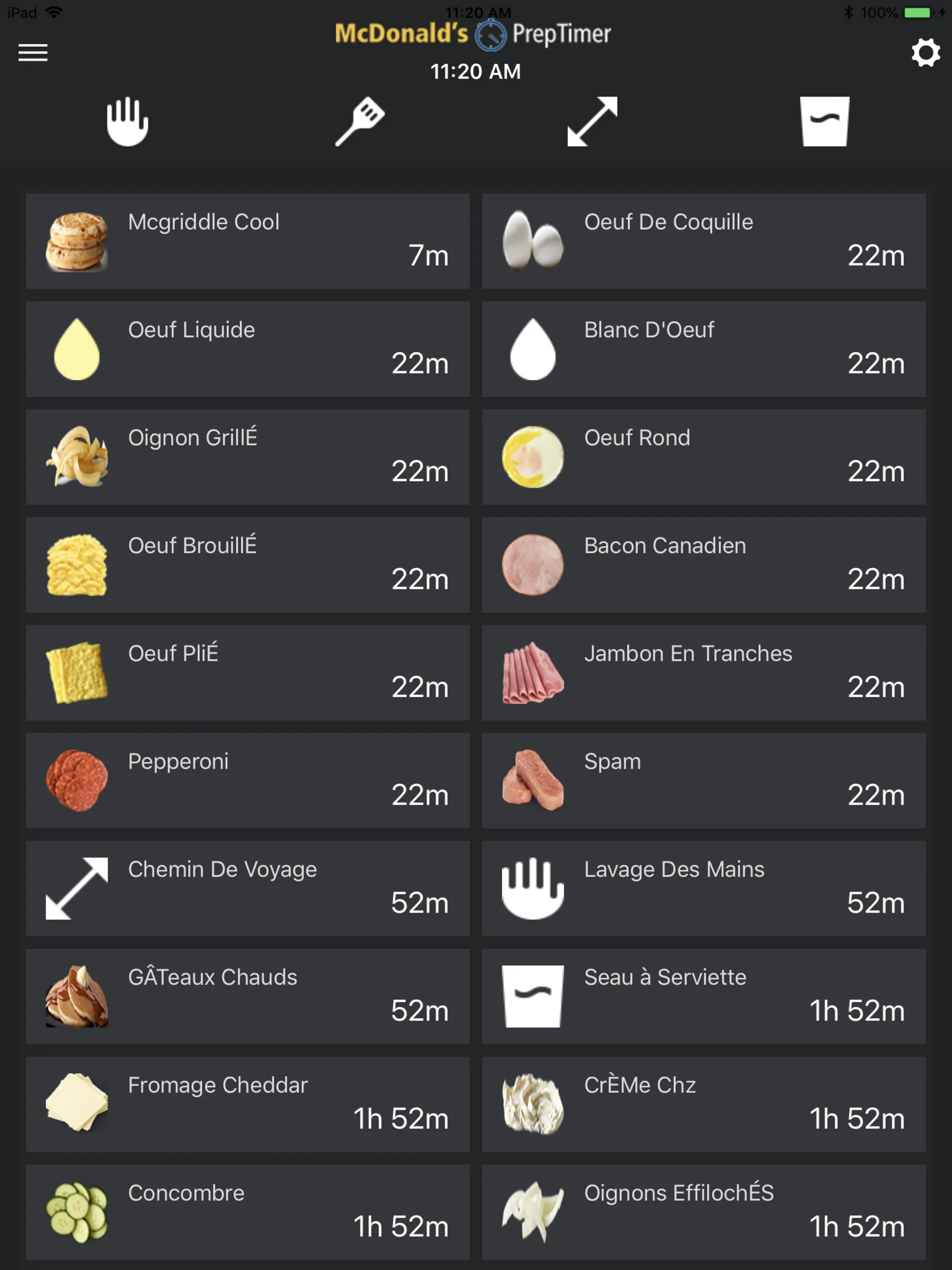 McDonalds Prep Timer | Indus Appstore | Screenshot