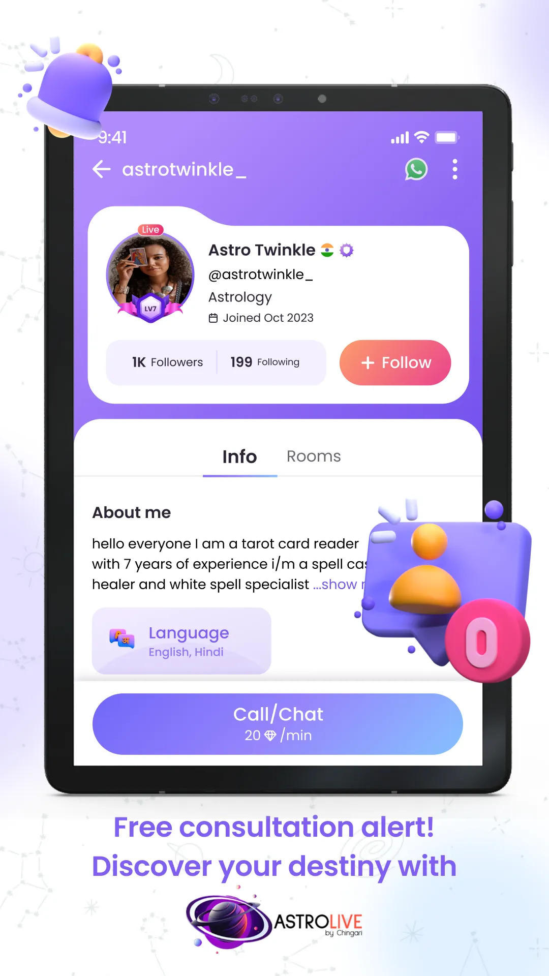 AstroLive - Talk to Astrologer | Indus Appstore | Screenshot