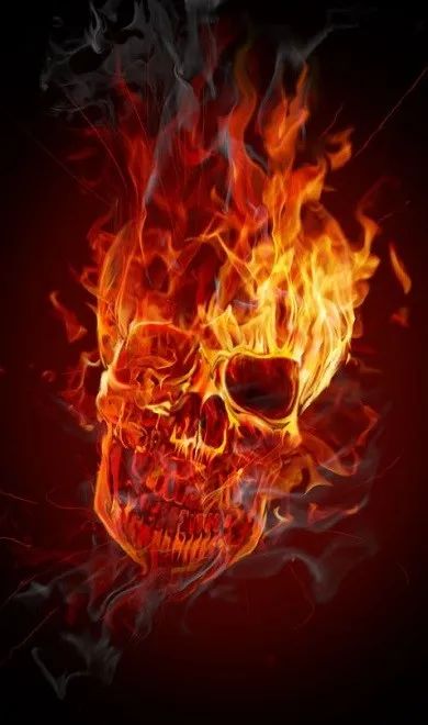 Flaming Skull Wallpapers | Indus Appstore | Screenshot