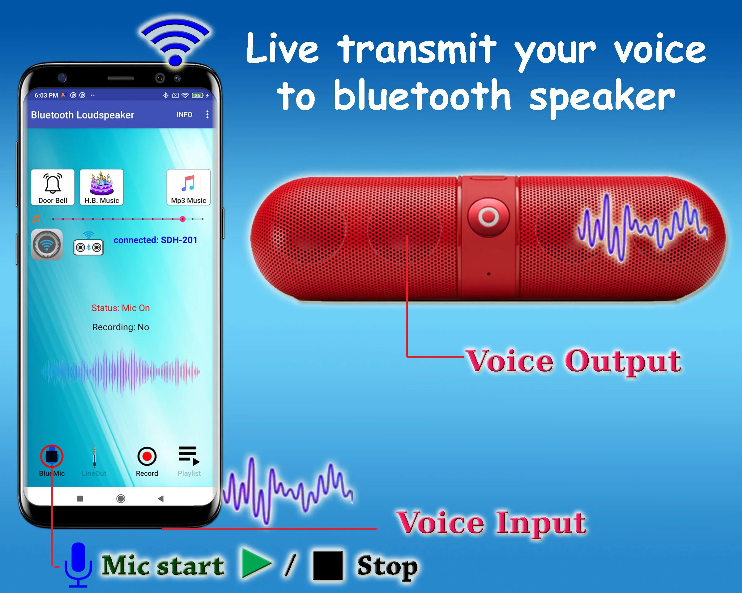 Bluetooth Loudspeaker | Indus Appstore | Screenshot