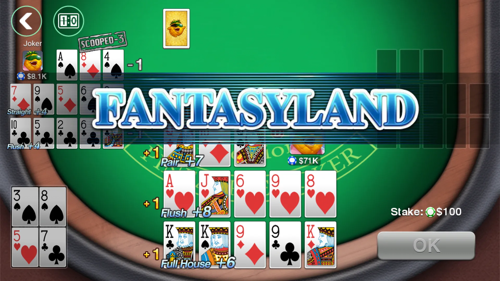 DH Pineapple Poker OFC | Indus Appstore | Screenshot