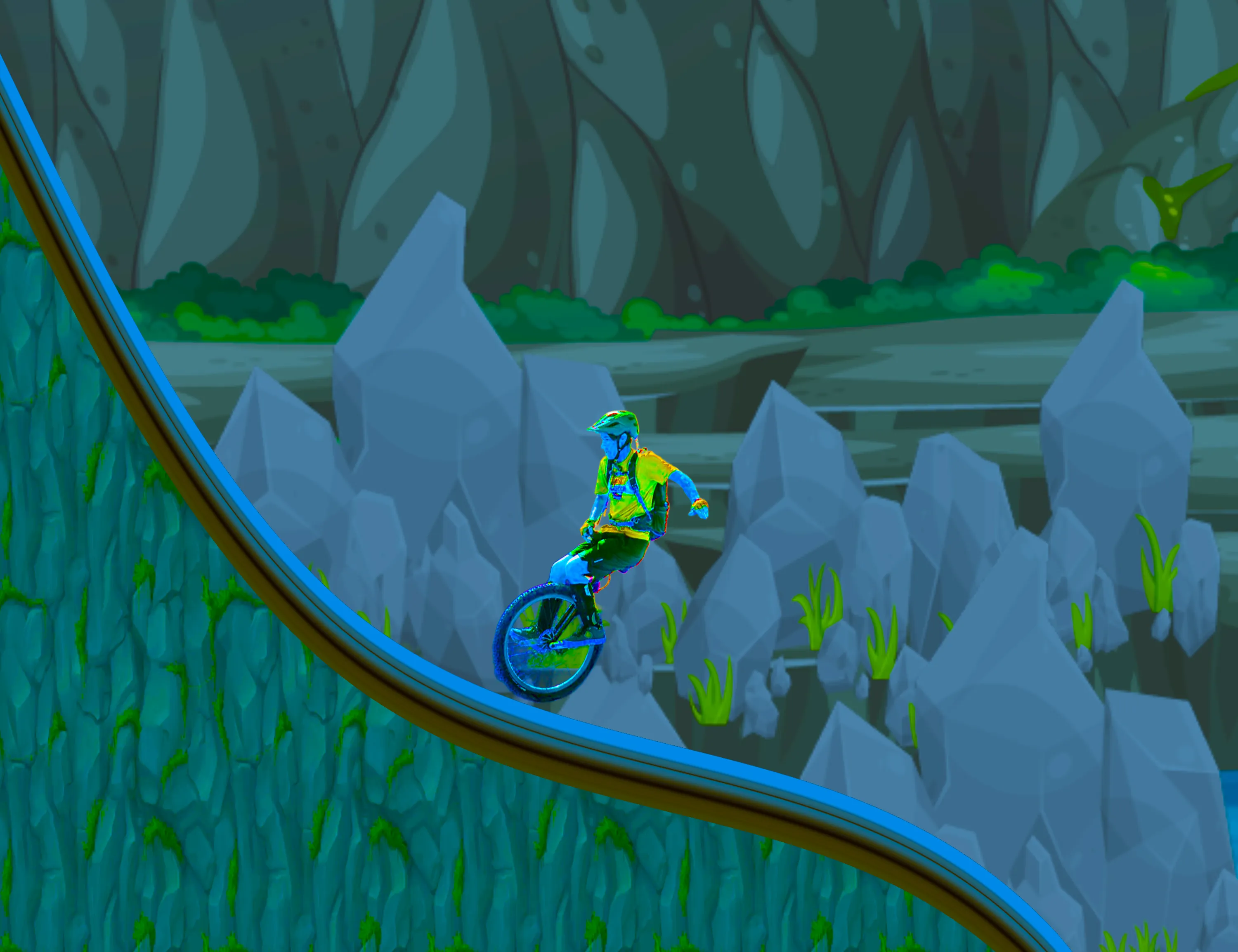 Extreme Mountain Unicycling | Indus Appstore | Screenshot