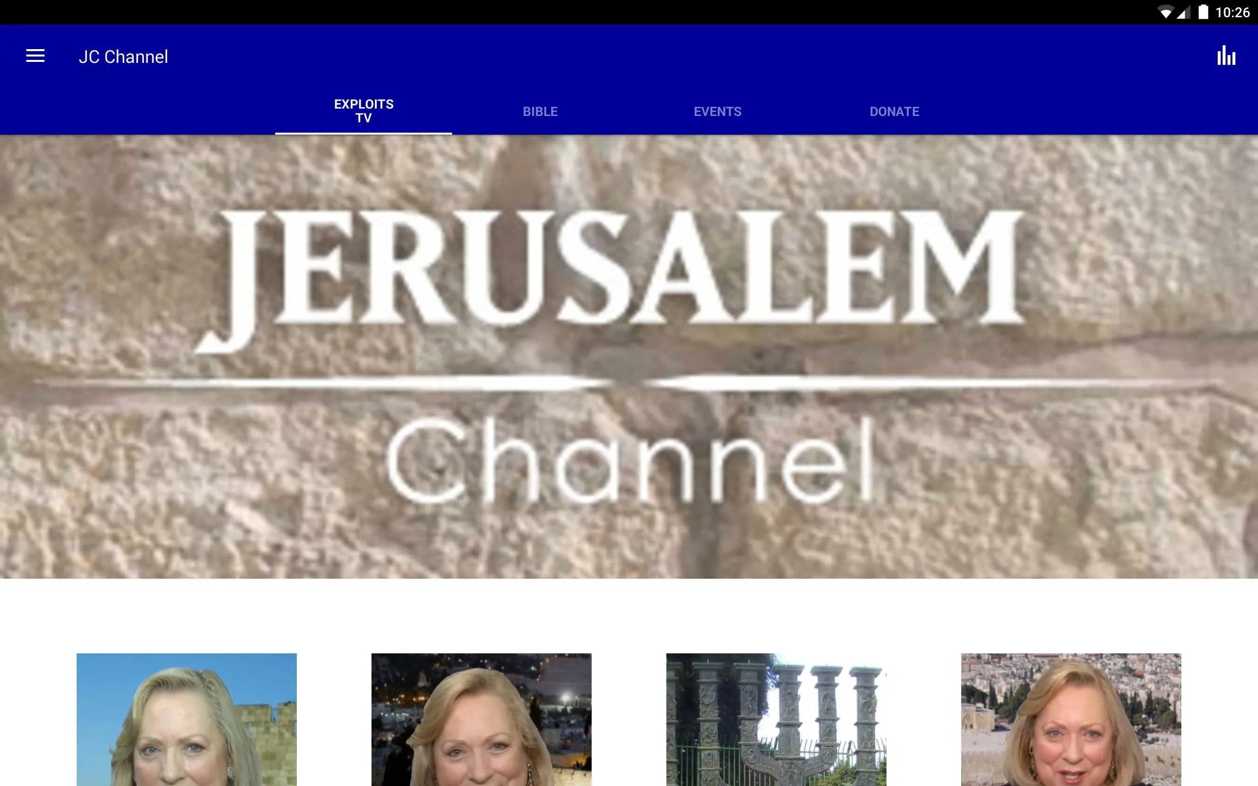 The Jerusalem Channel | Indus Appstore | Screenshot