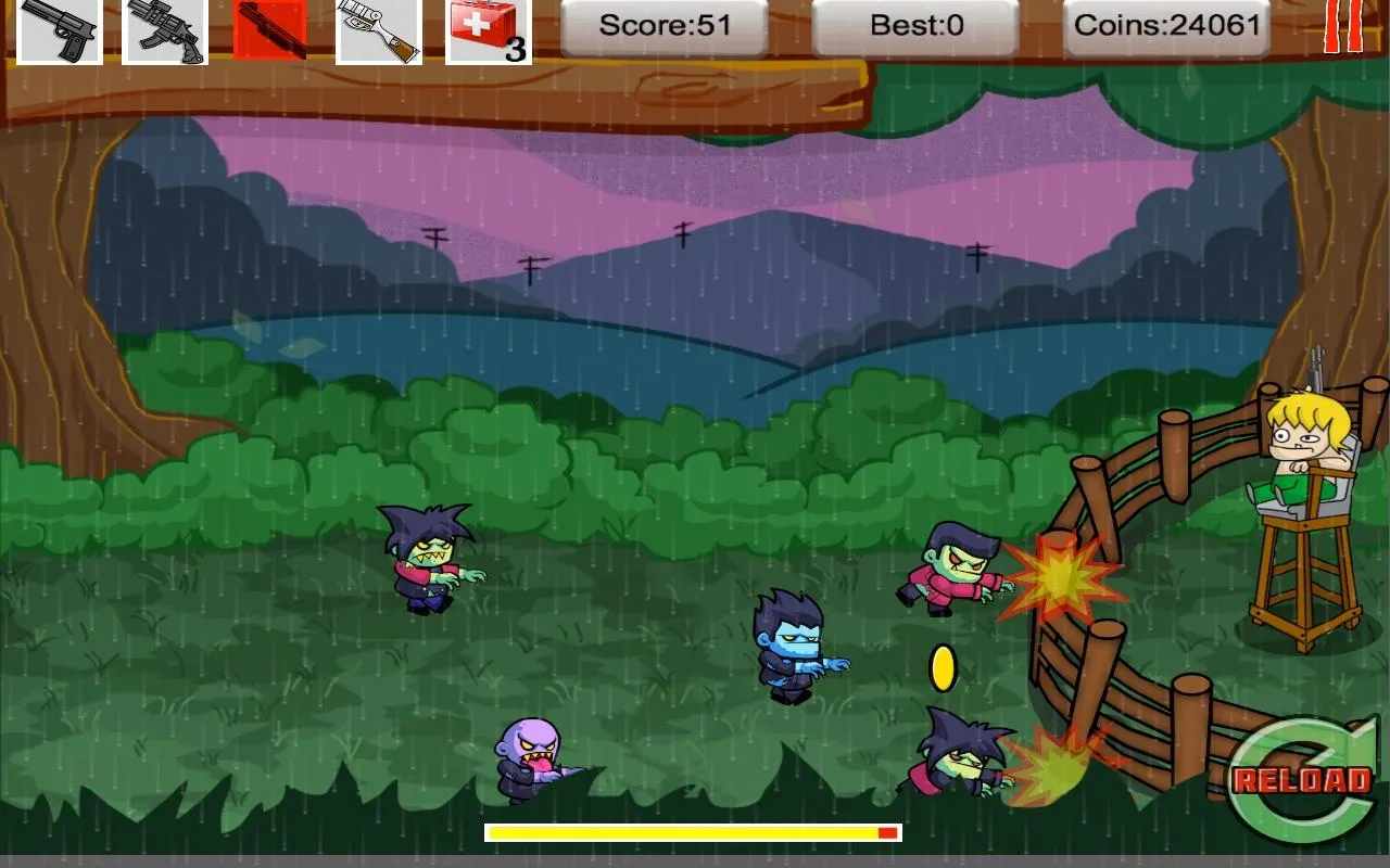 Tiny Zomby The Barricade | Indus Appstore | Screenshot