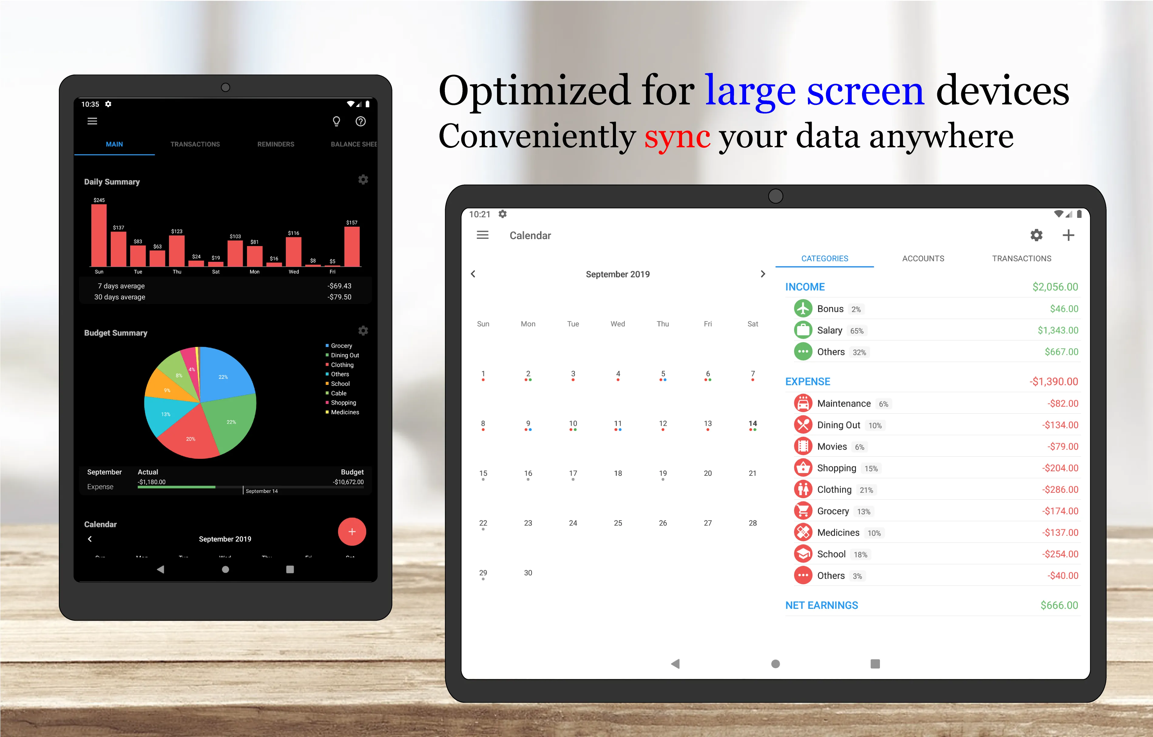 Bluecoins Finance & Budget | Indus Appstore | Screenshot