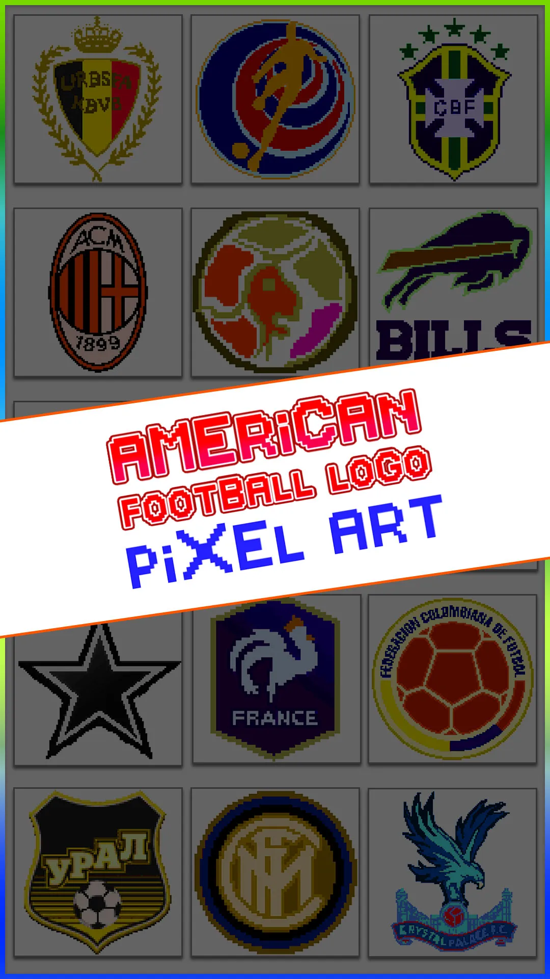 American Football Logo Pixels | Indus Appstore | Screenshot