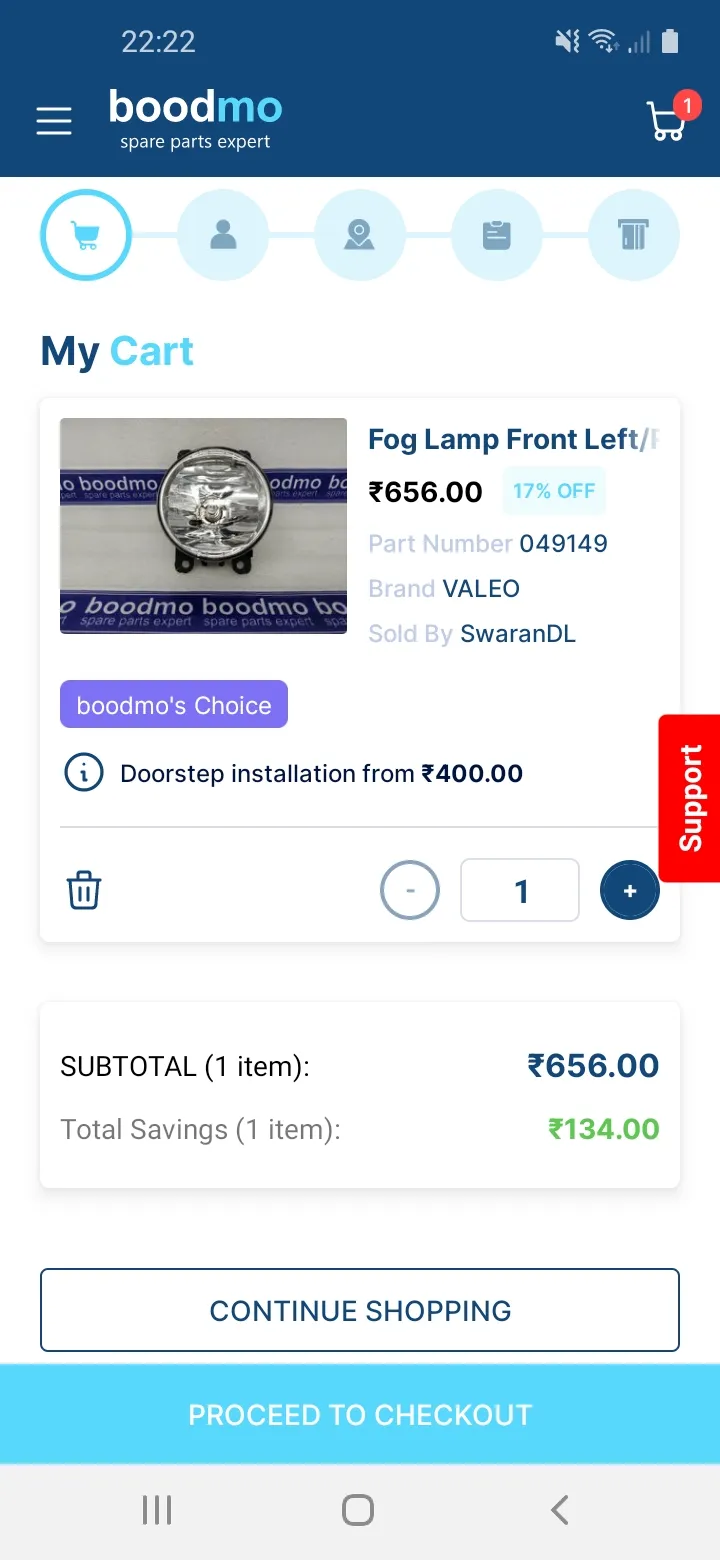 boodmo - Spare Parts Expert | Indus Appstore | Screenshot
