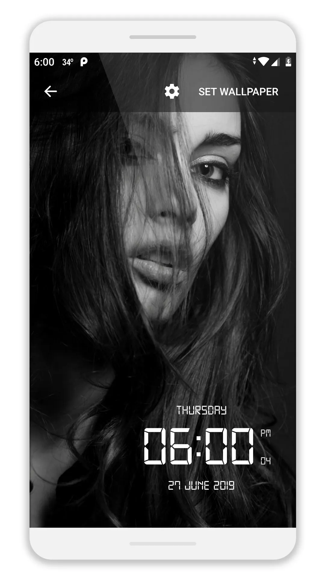 LED Digital Clock Wallpaper | Indus Appstore | Screenshot