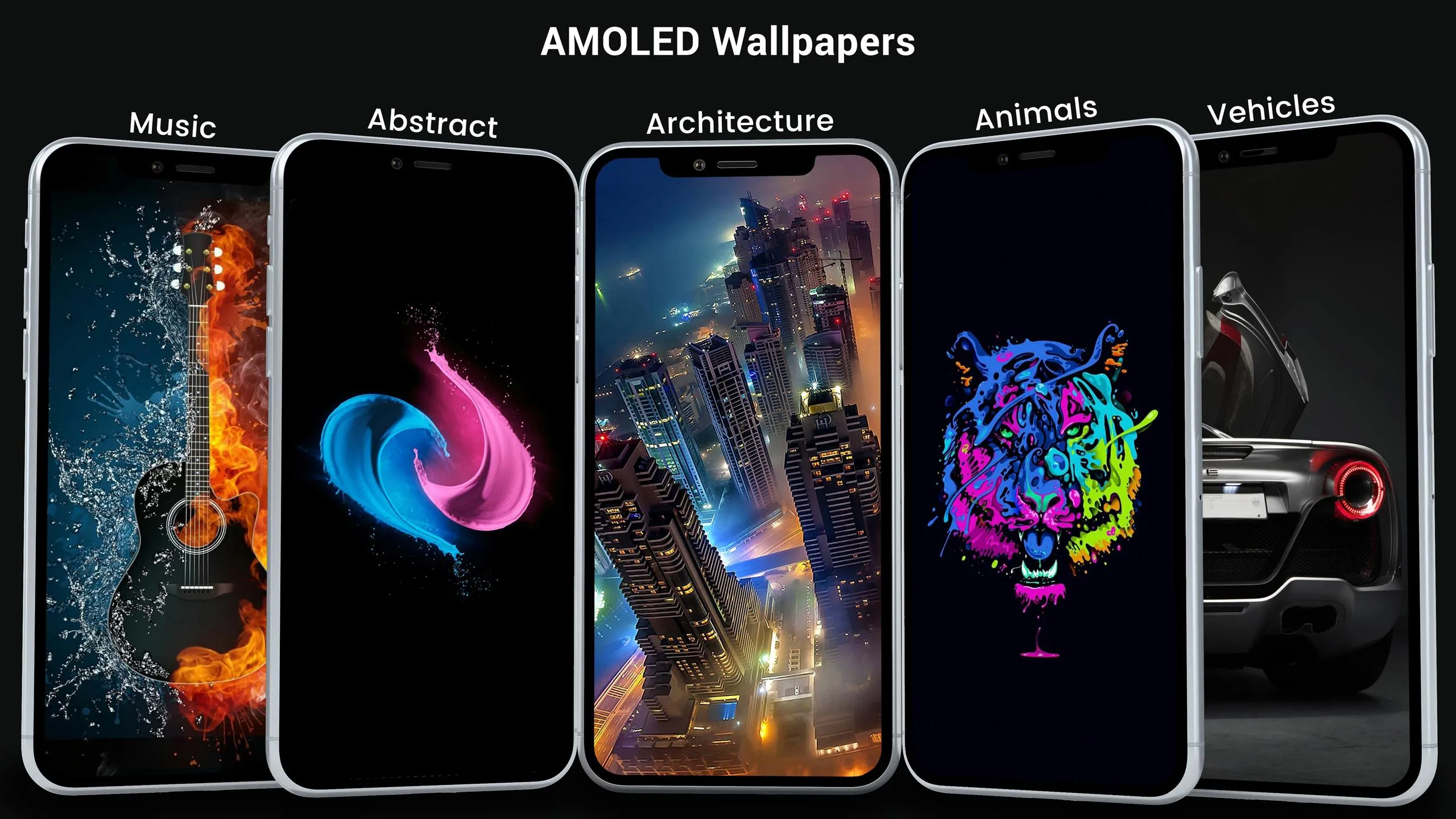 AMOLED Wallpapers 4K - Black & | Indus Appstore | Screenshot