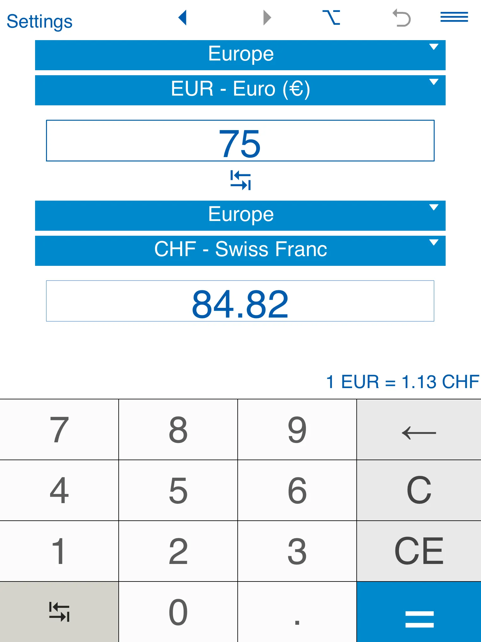 Currency converter | Indus Appstore | Screenshot