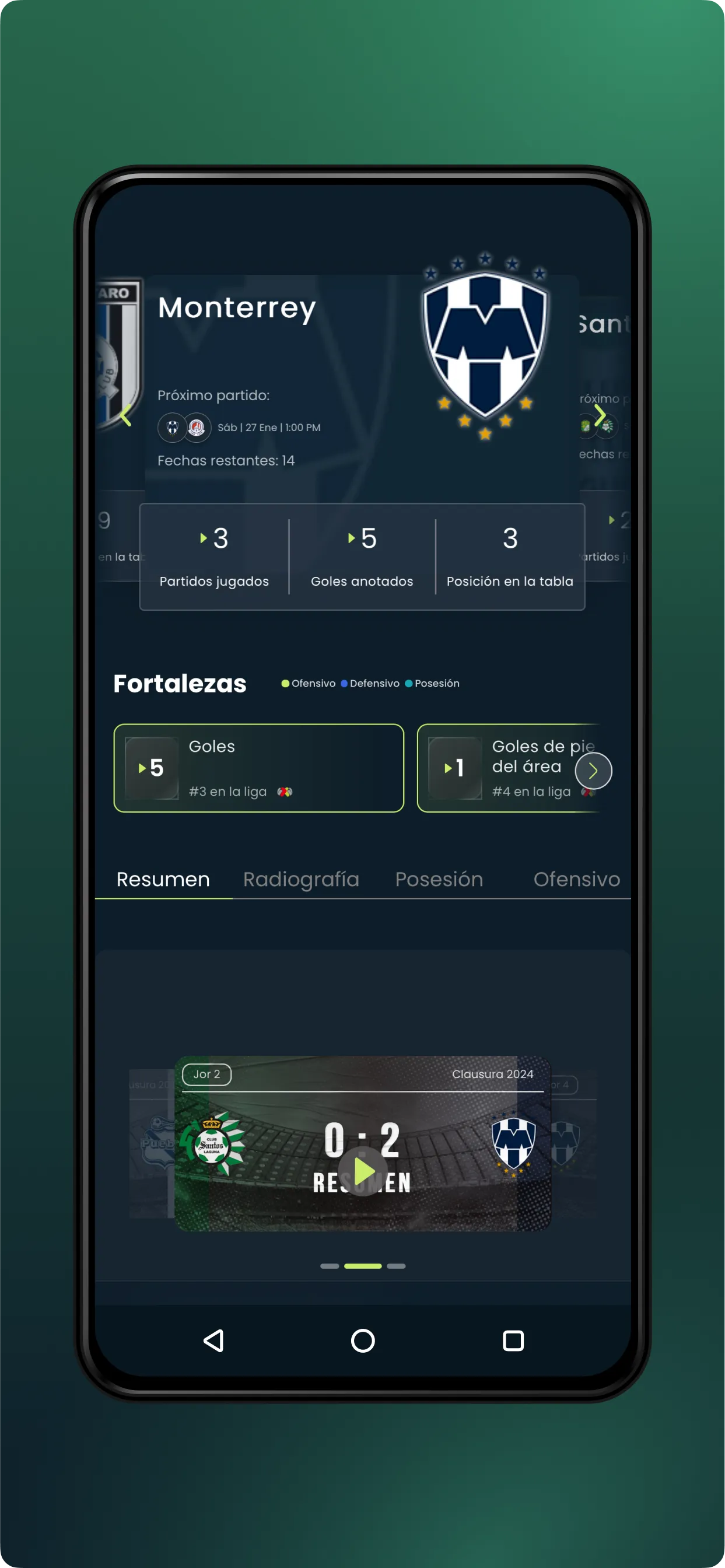 GolStats | Indus Appstore | Screenshot