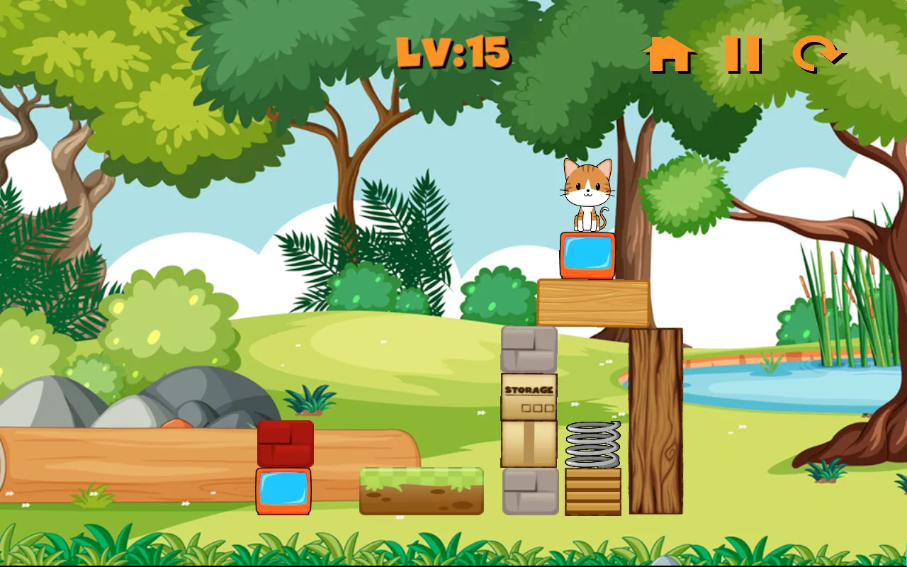 Kitty Drop Save The Cat | Indus Appstore | Screenshot