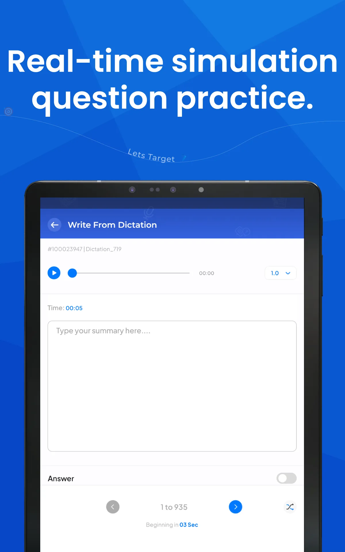 PTE Exam Practice - Gurully | Indus Appstore | Screenshot
