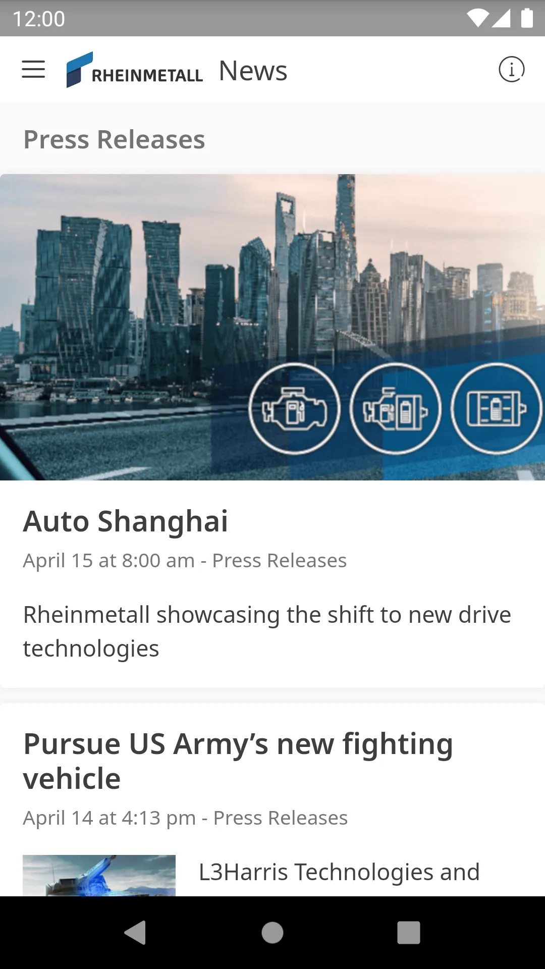 Rheinmetall INSIDE | Indus Appstore | Screenshot