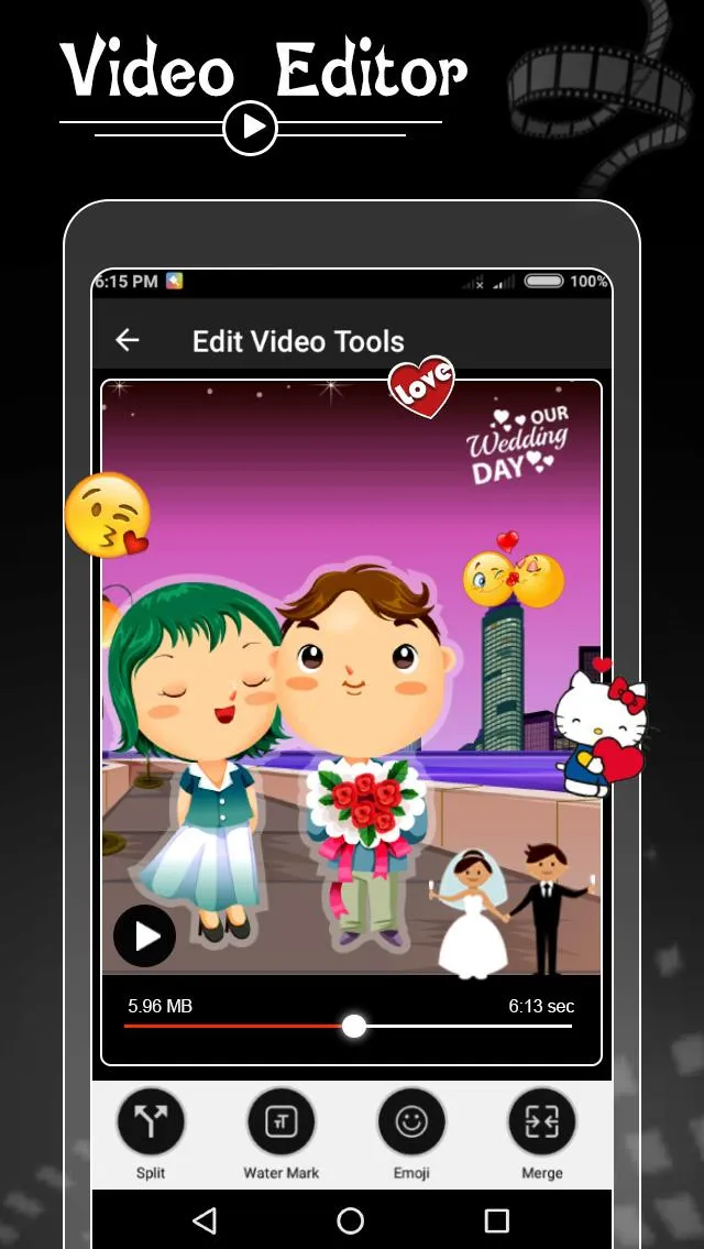 Video Editor with Music | Indus Appstore | Screenshot