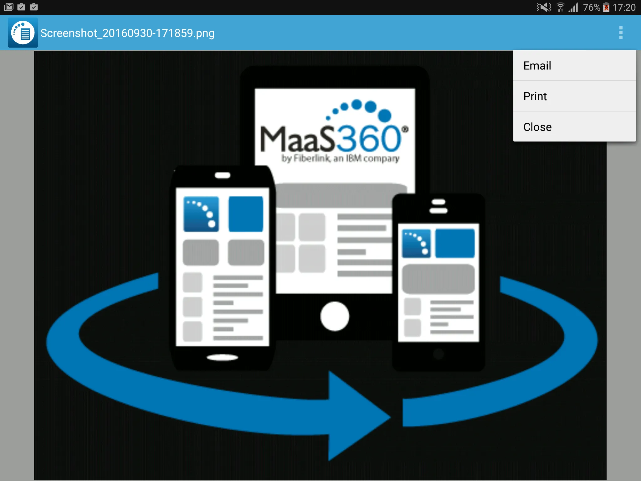 MaaS360 Secure Viewer | Indus Appstore | Screenshot