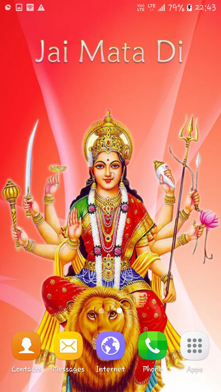 Durga Mata Live Wallpaper | Indus Appstore | Screenshot