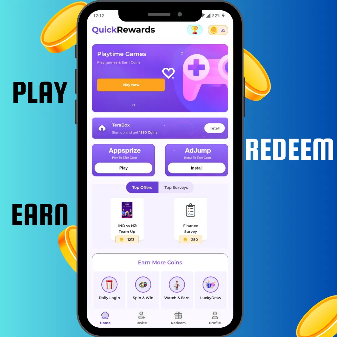 QRewards - Earn Cash & Gifts | Indus Appstore | Screenshot