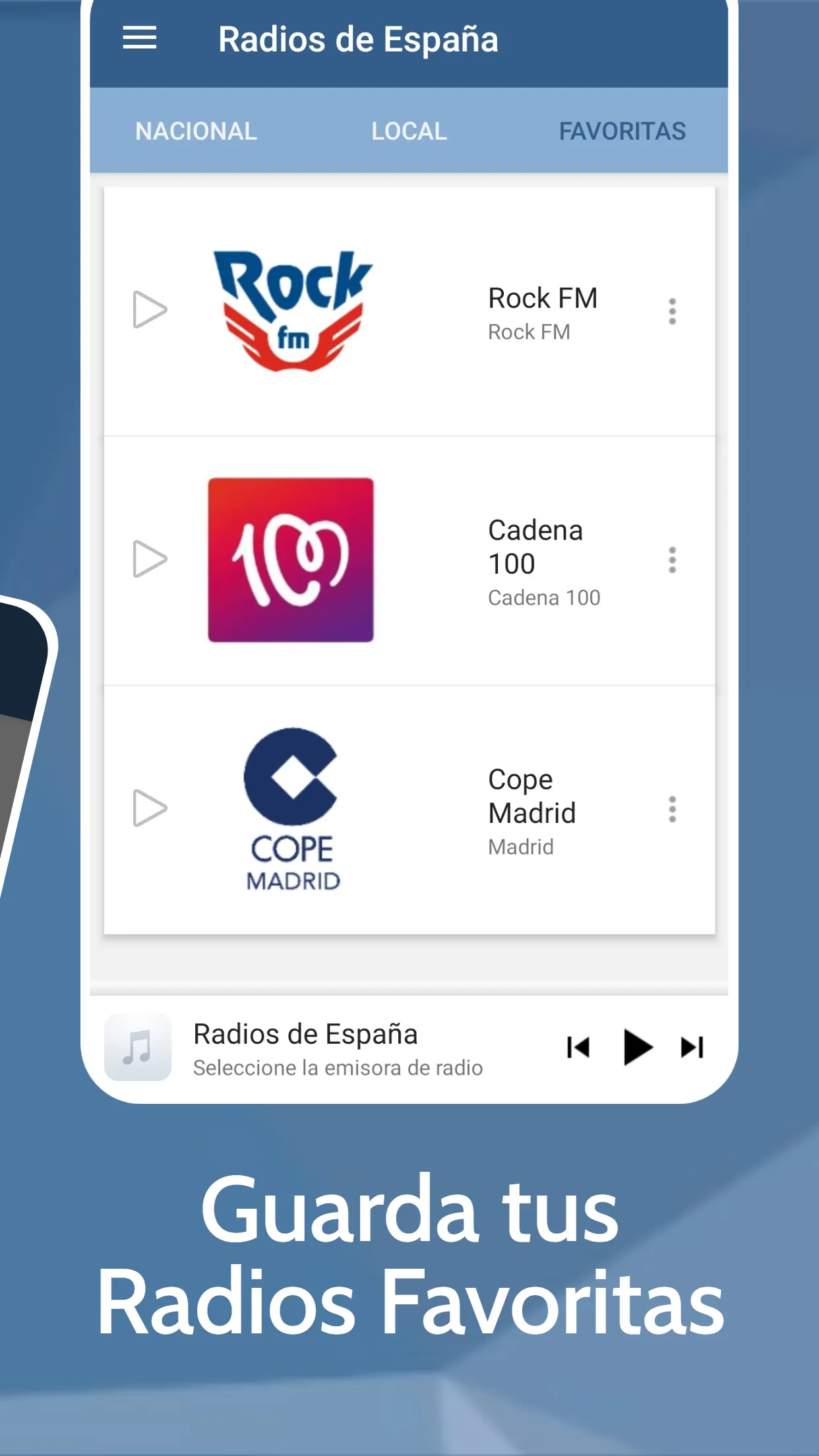 Radios de España - Emisoras FM | Indus Appstore | Screenshot