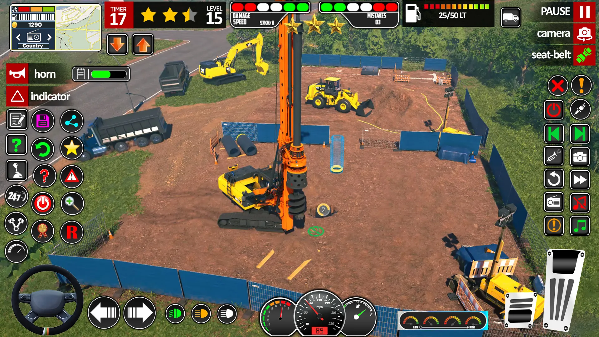JCB Game Snow Excavator Games | Indus Appstore | Screenshot