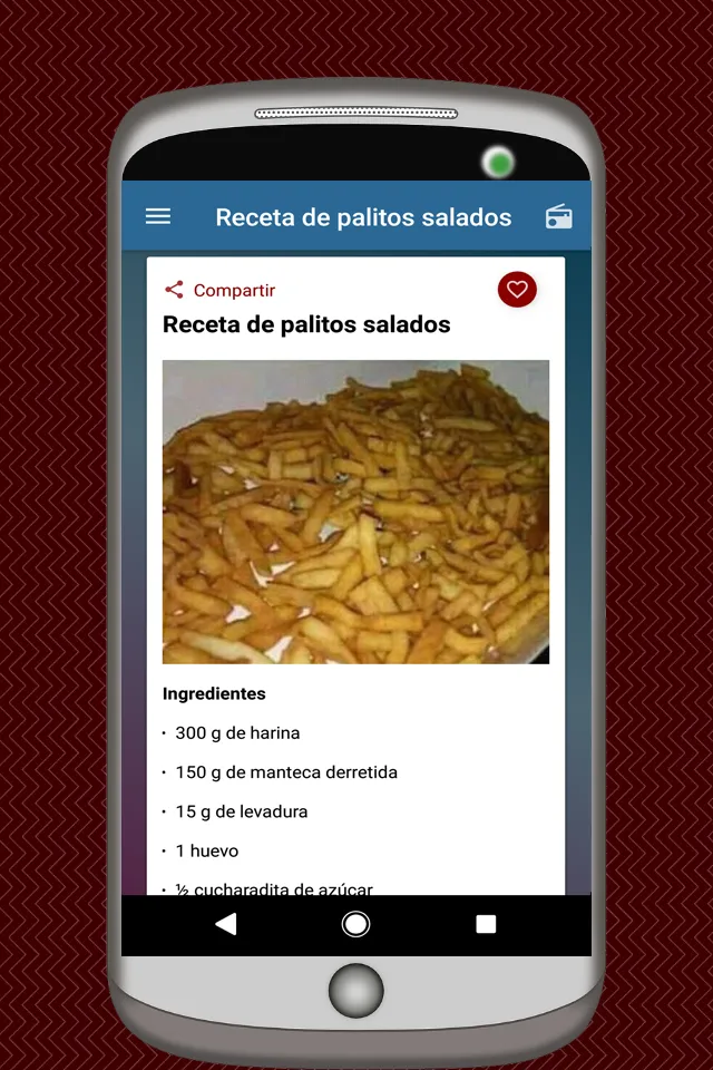 Recetas Saladas Caseras | Indus Appstore | Screenshot