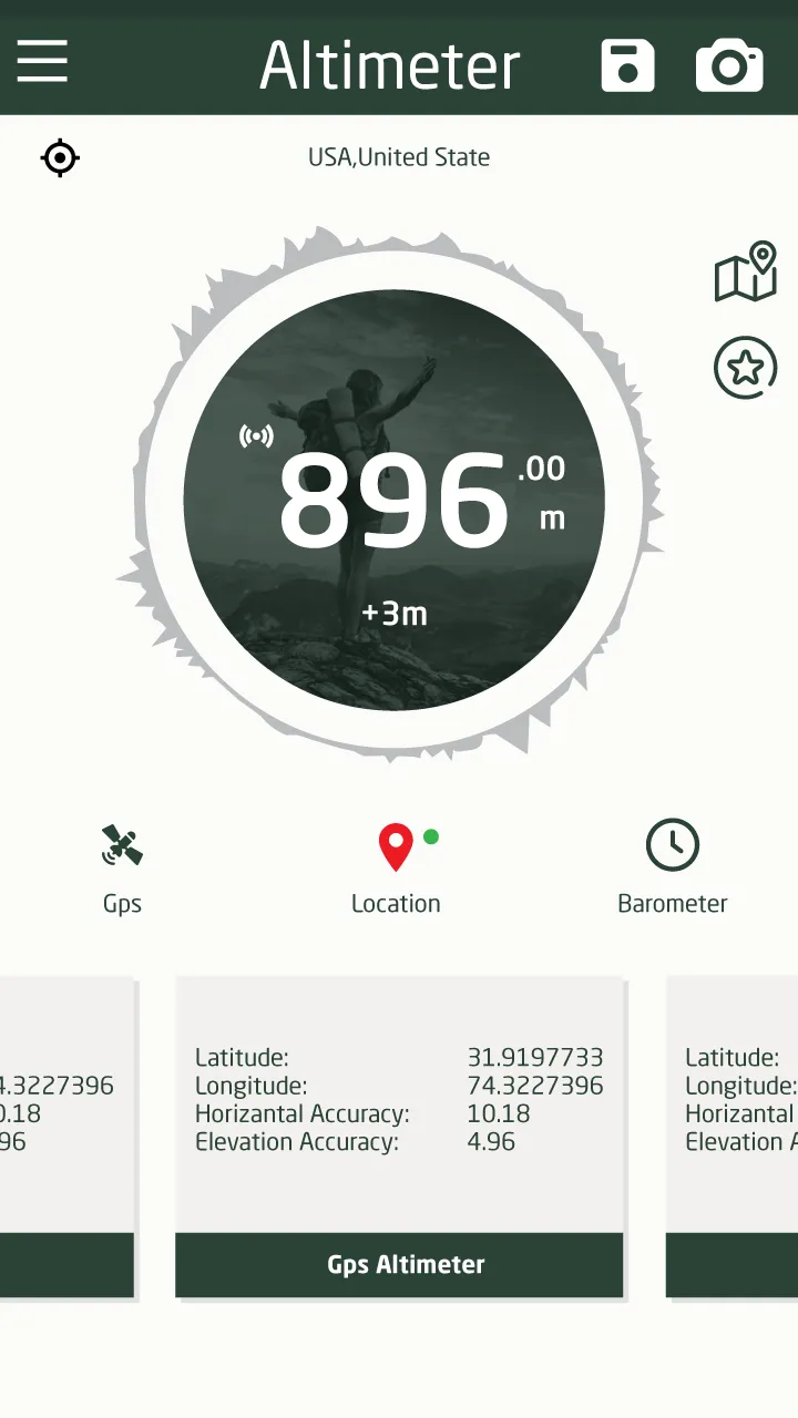 Altitude Meter - Altimeter App | Indus Appstore | Screenshot