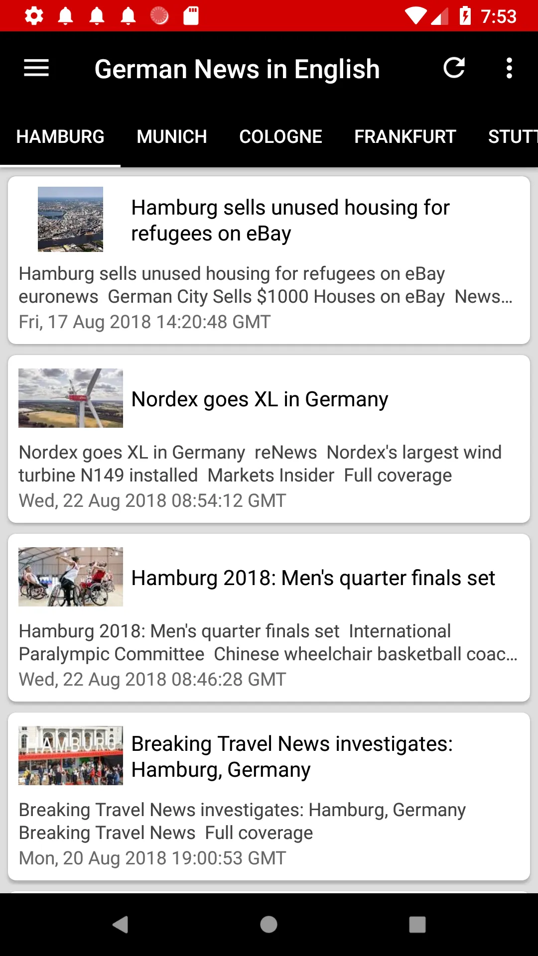 German News in English by News | Indus Appstore | Screenshot