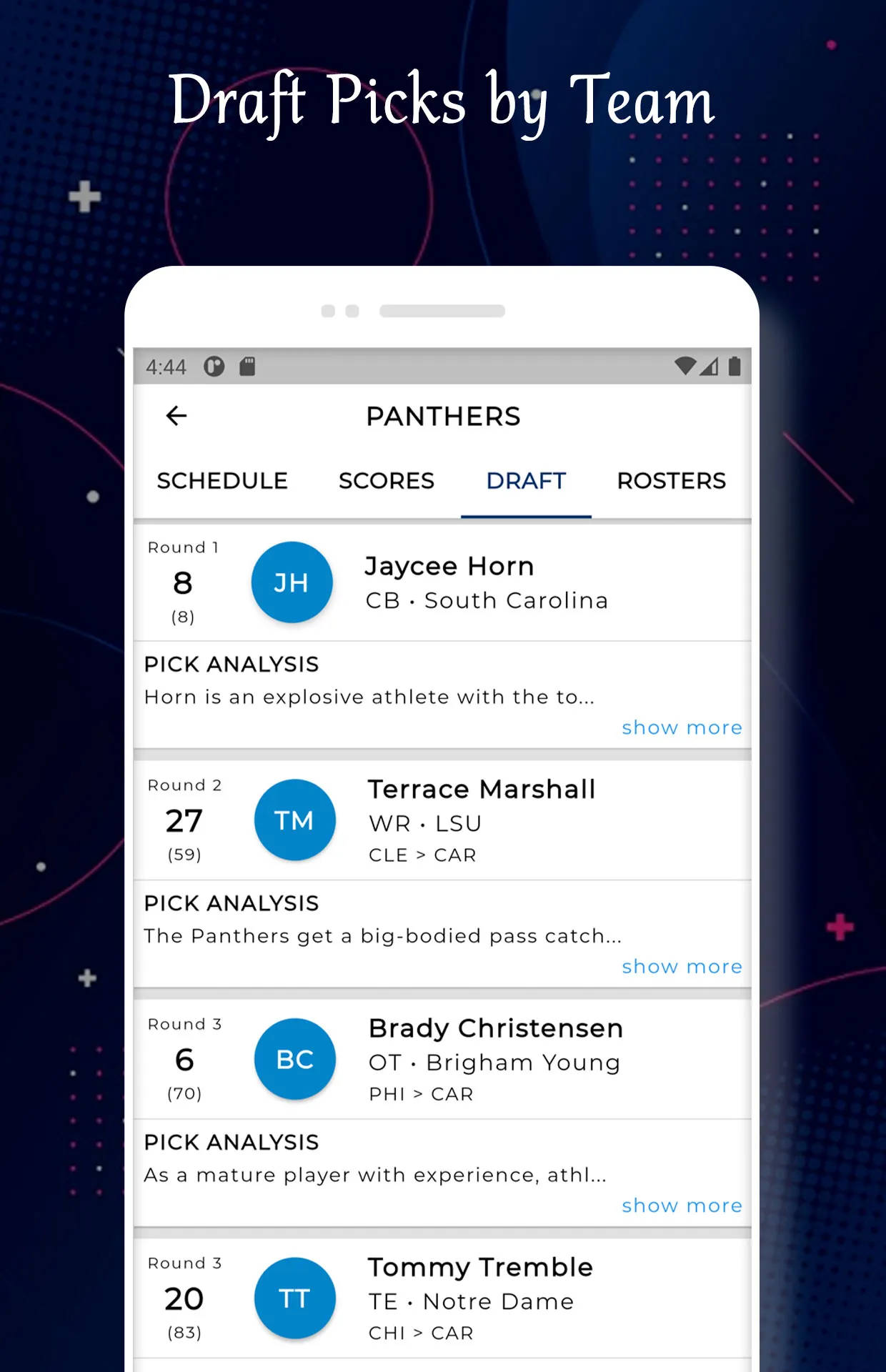 Carolina - Football Live Score | Indus Appstore | Screenshot