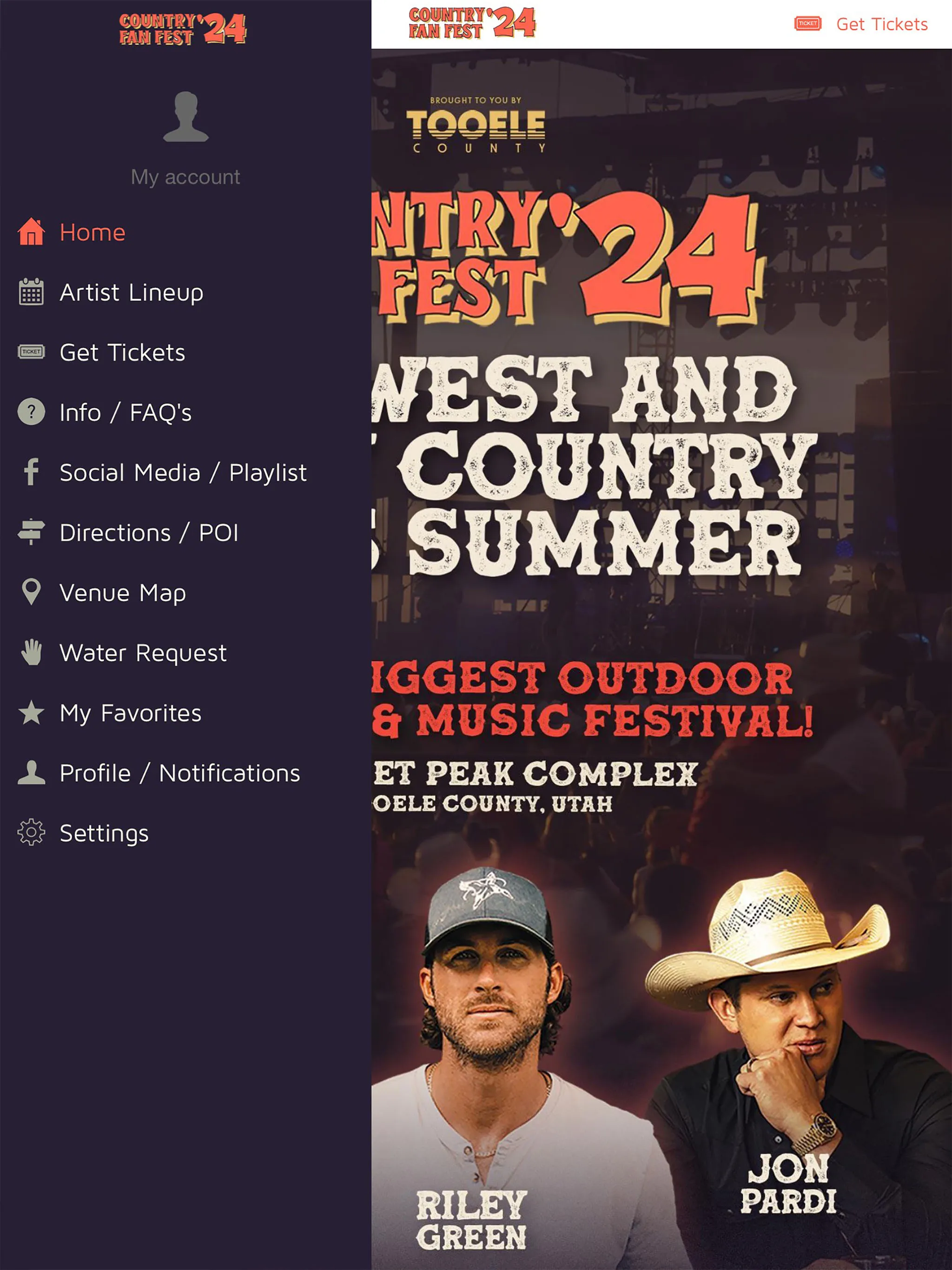 Country Fan Fest | Indus Appstore | Screenshot