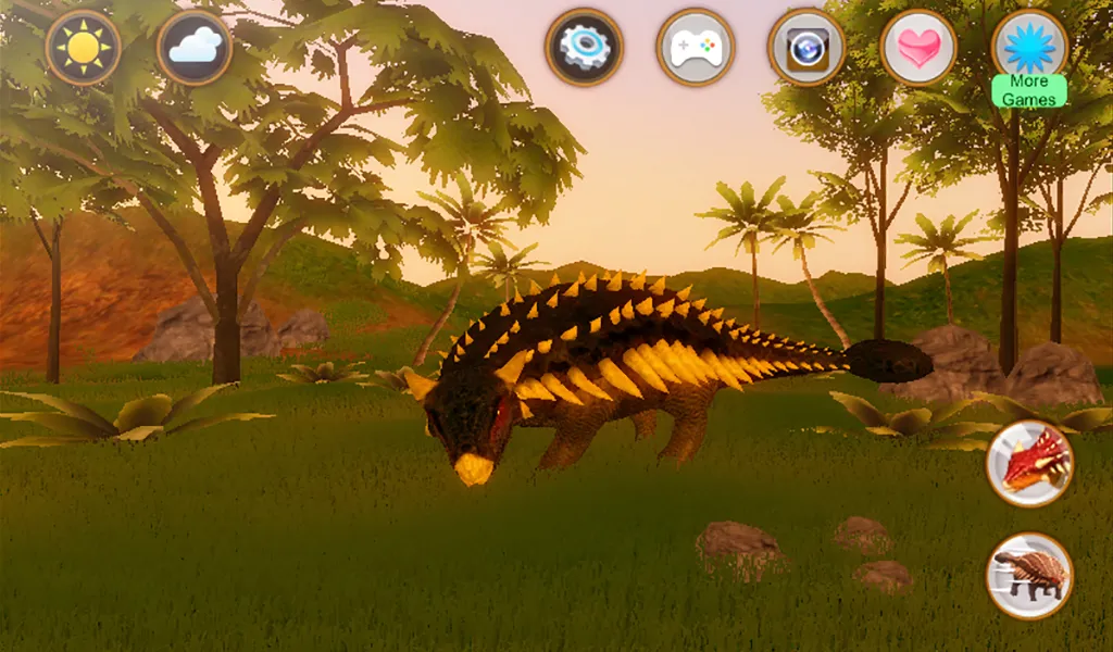 Talking Ankylosaurus | Indus Appstore | Screenshot