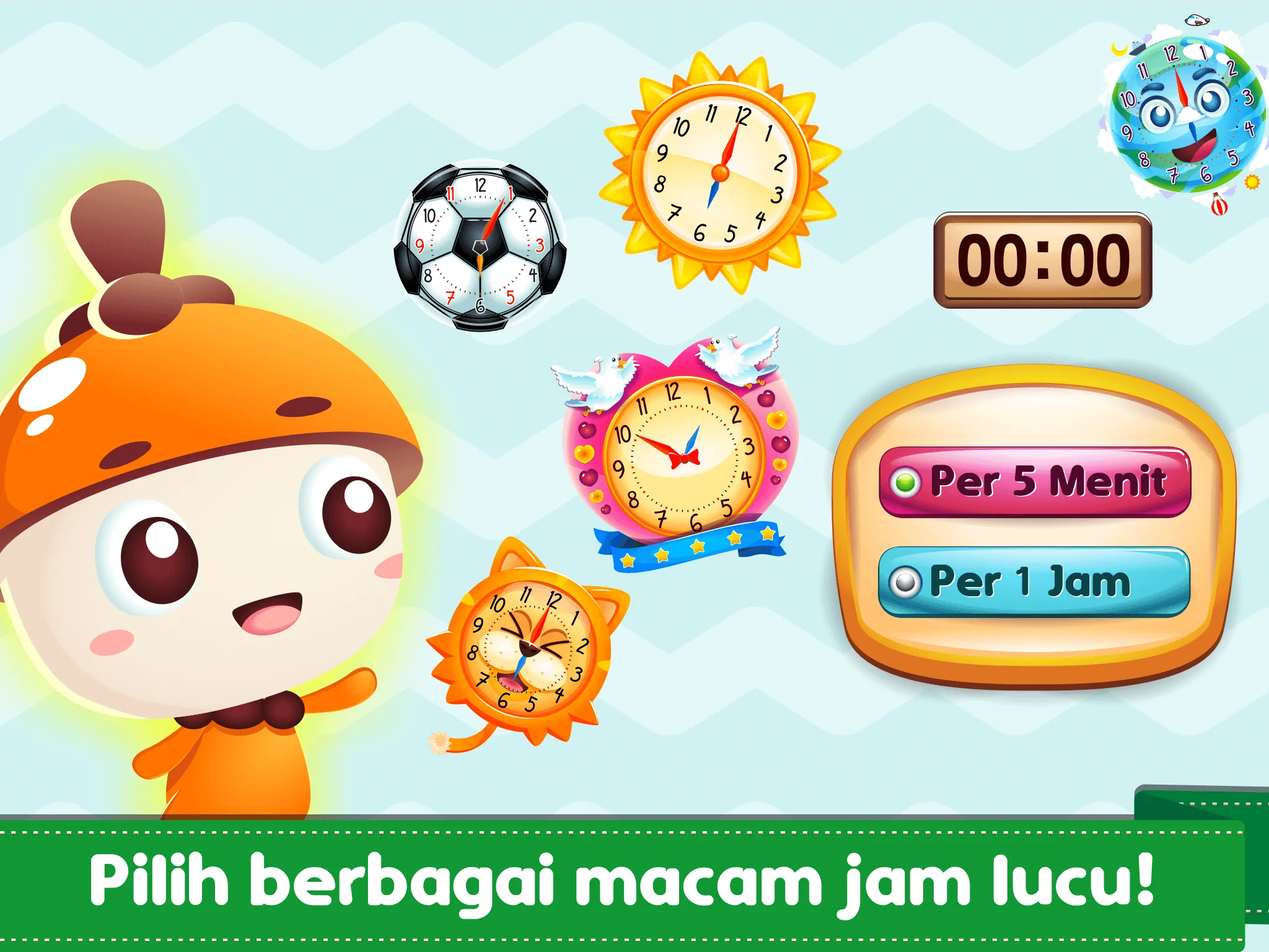 Marbel Belajar Jam & Waktu | Indus Appstore | Screenshot