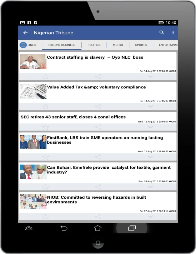 Nigerian News | Indus Appstore | Screenshot