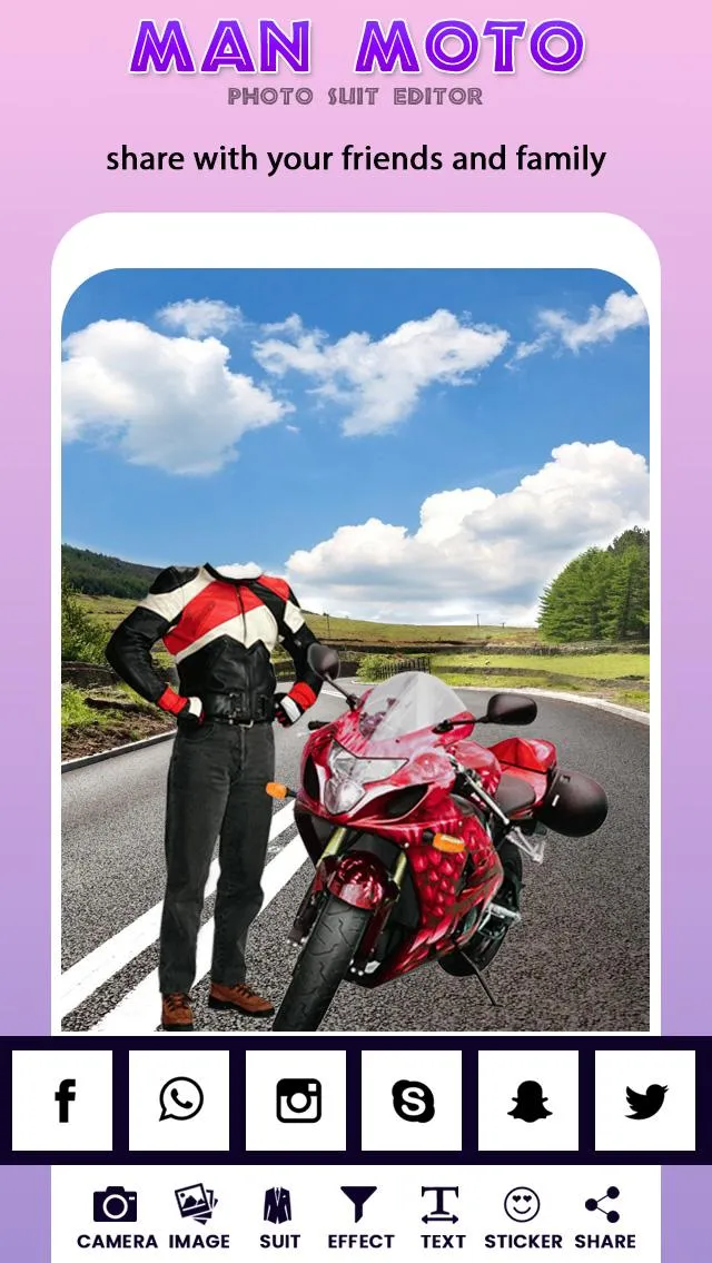 Man Bike Rider Photo Editor | Indus Appstore | Screenshot