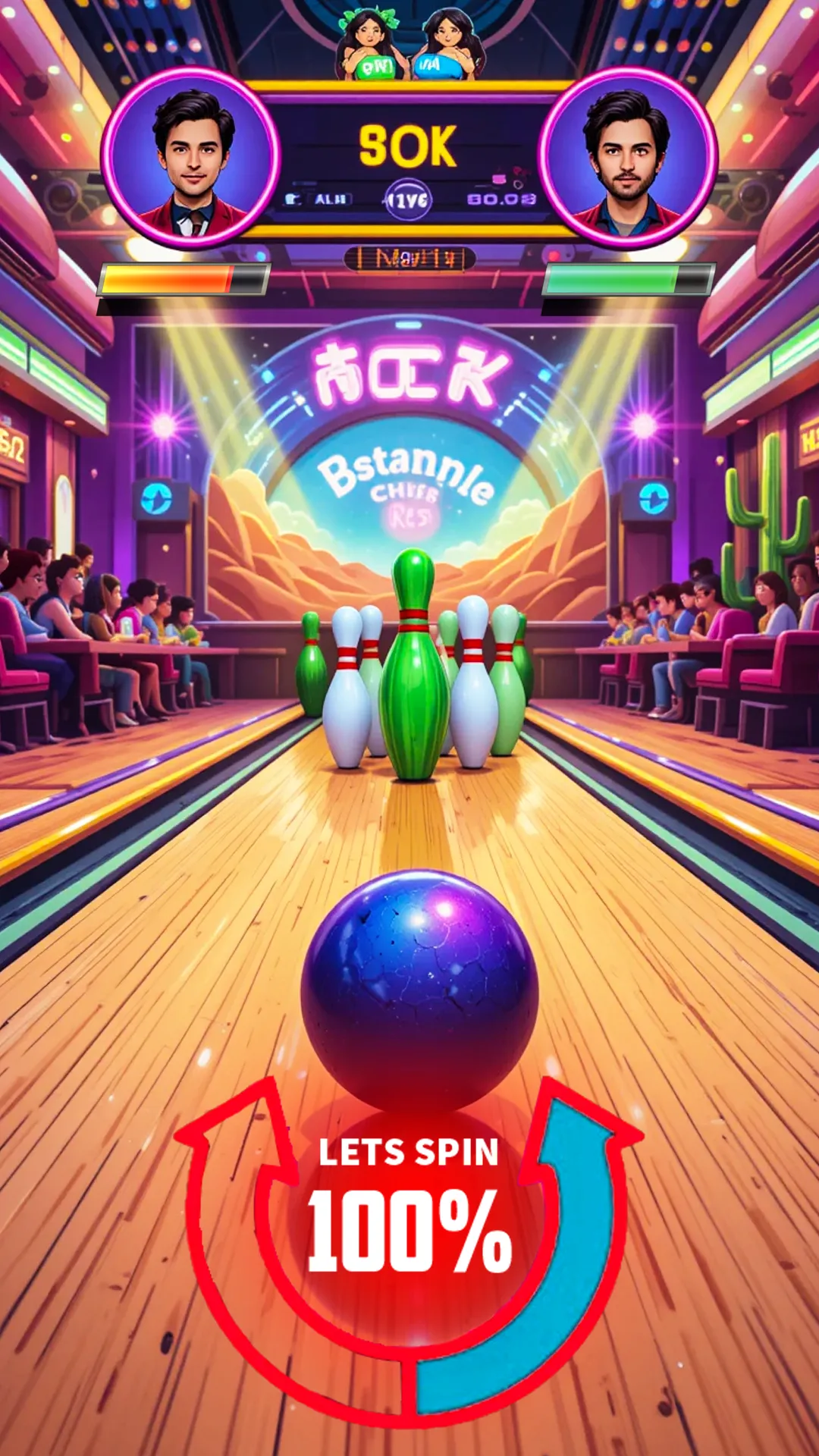 Bowling Battle 3D: Multiplayer | Indus Appstore | Screenshot