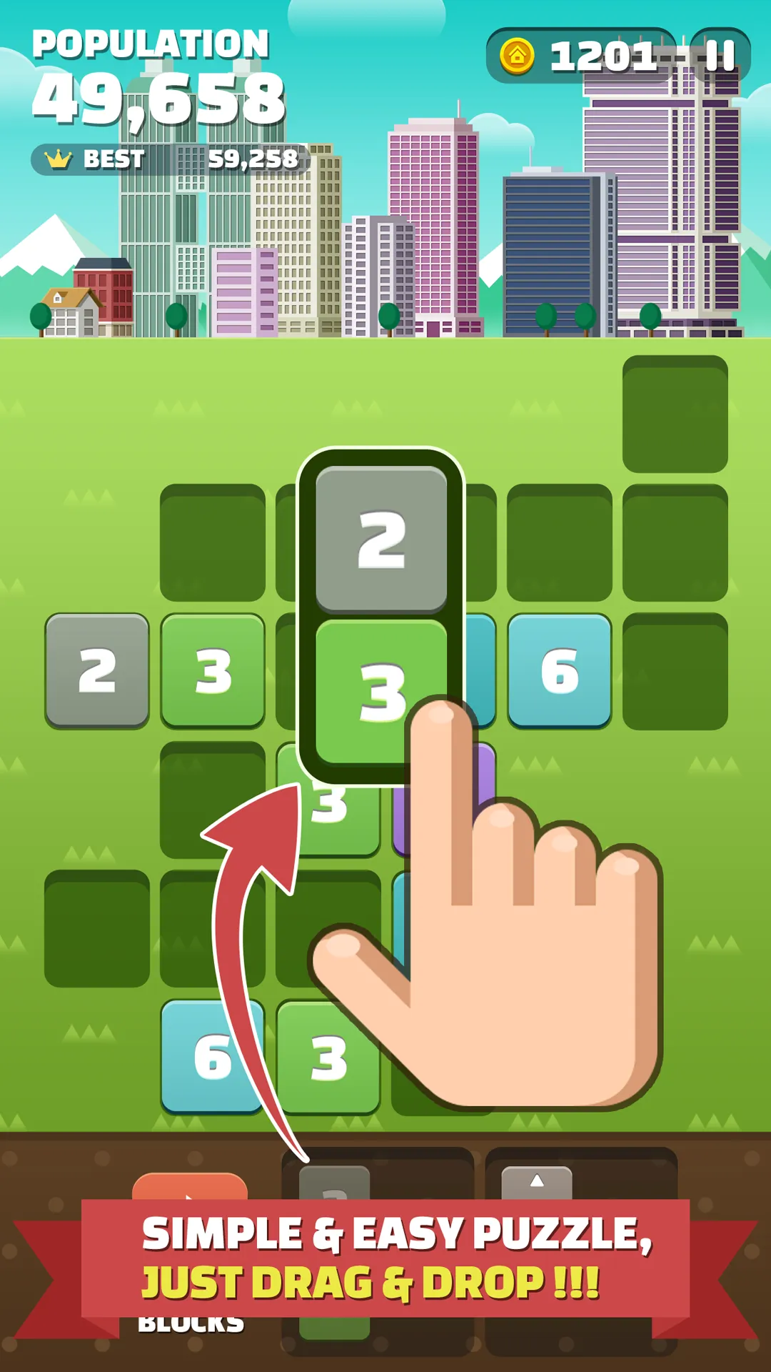 My Little Town : Number Puzzle | Indus Appstore | Screenshot