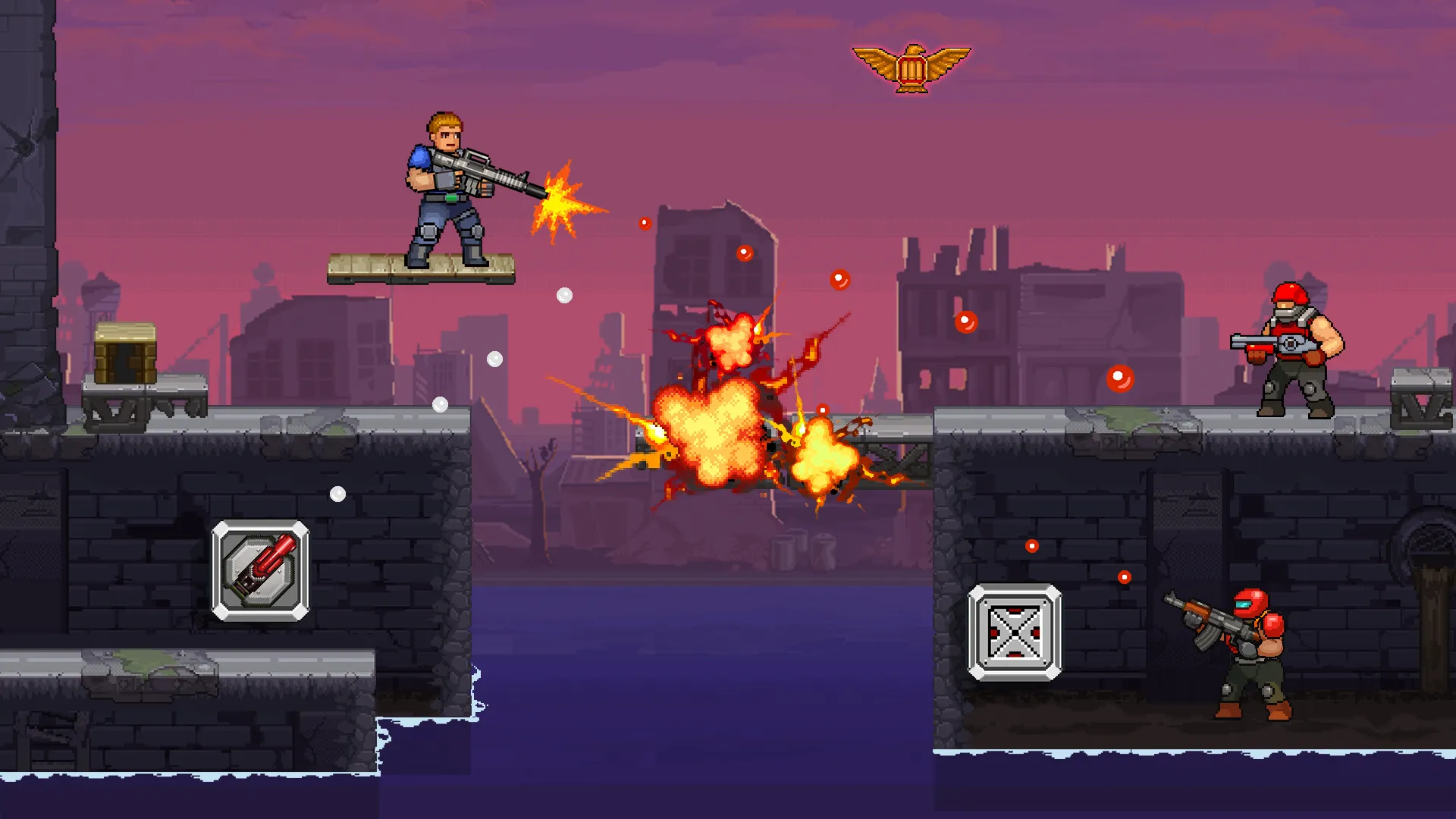 Gun Force Side-scrolling Game | Indus Appstore | Screenshot